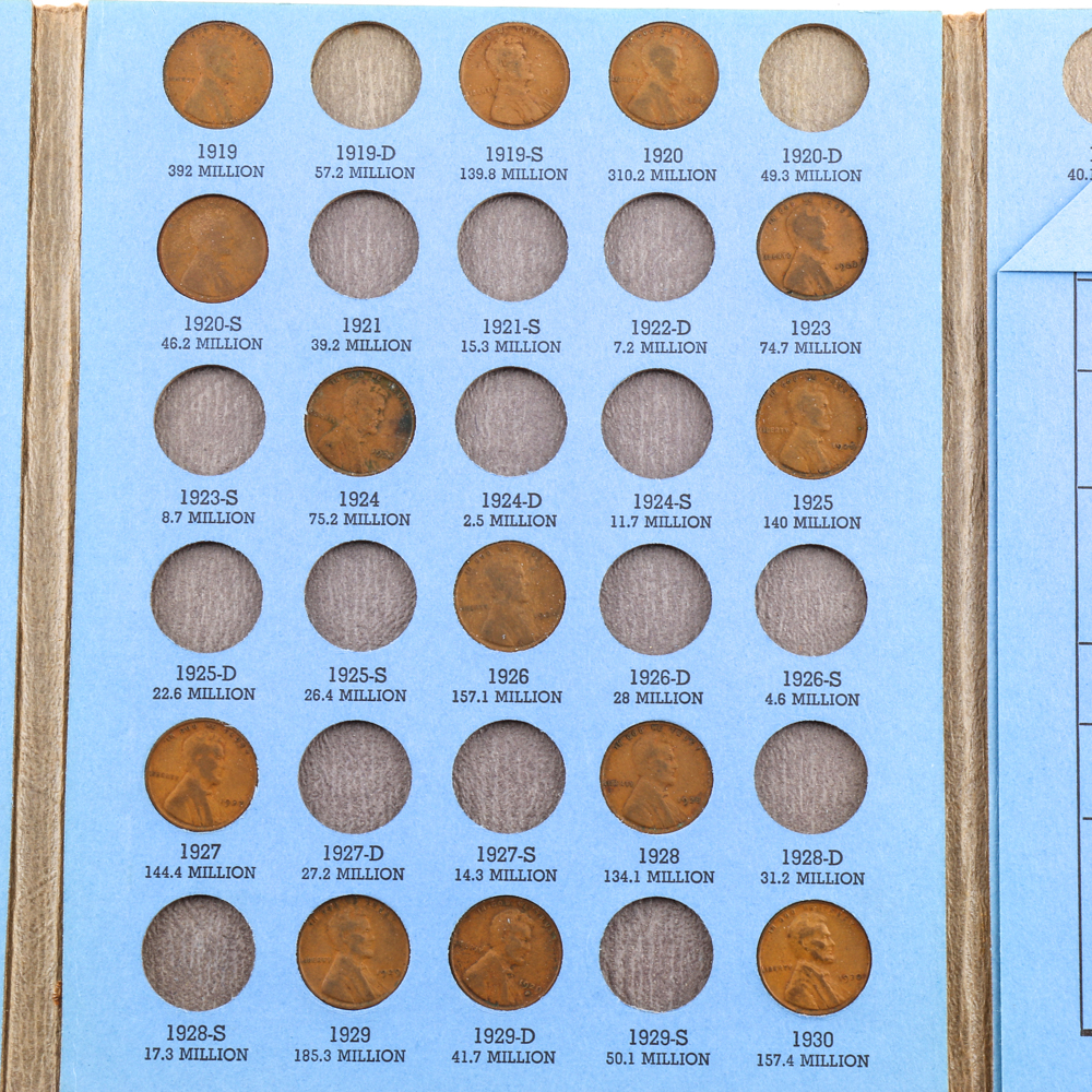 Two Whitman Binders of Lincoln Cents