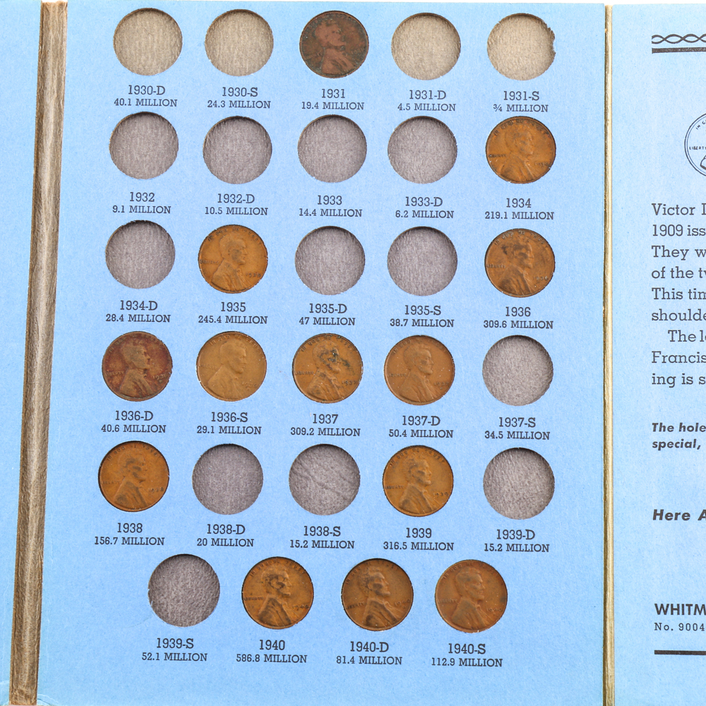 Two Whitman Binders of Lincoln Cents