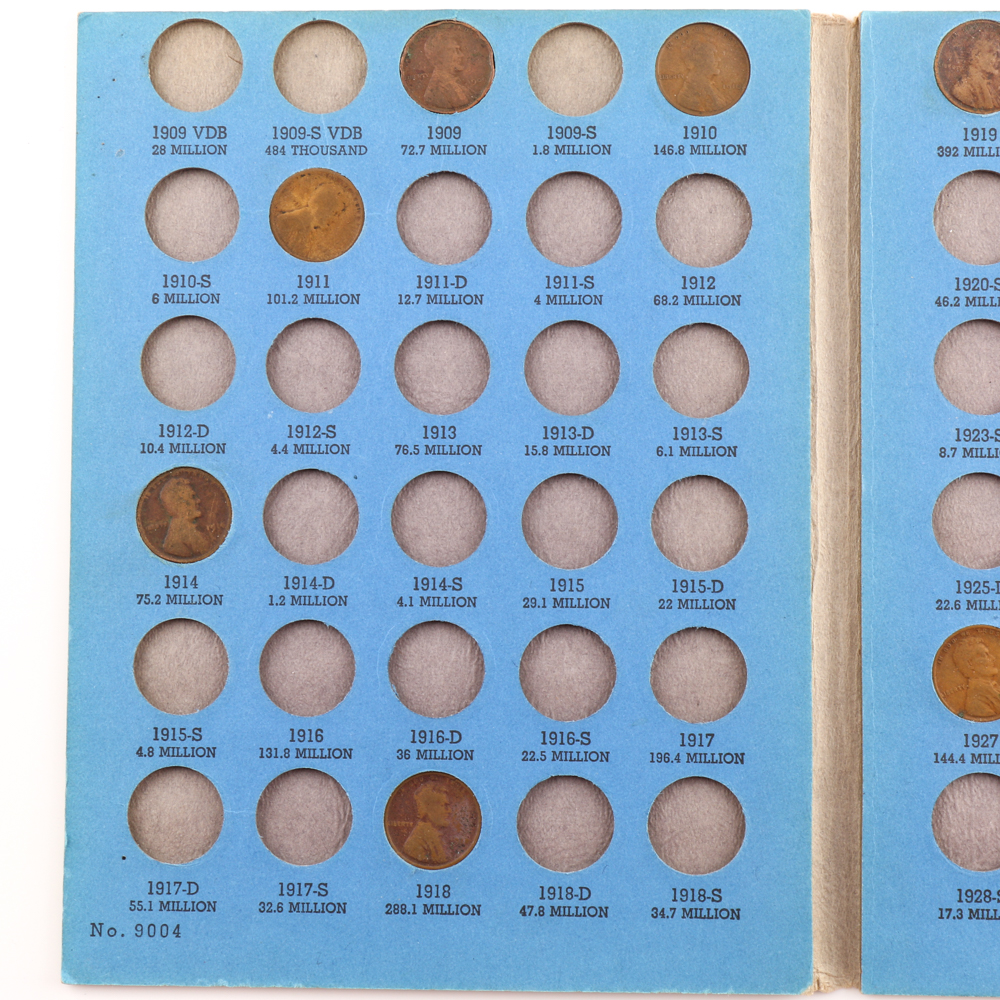 Two Whitman Binders of Lincoln Cents