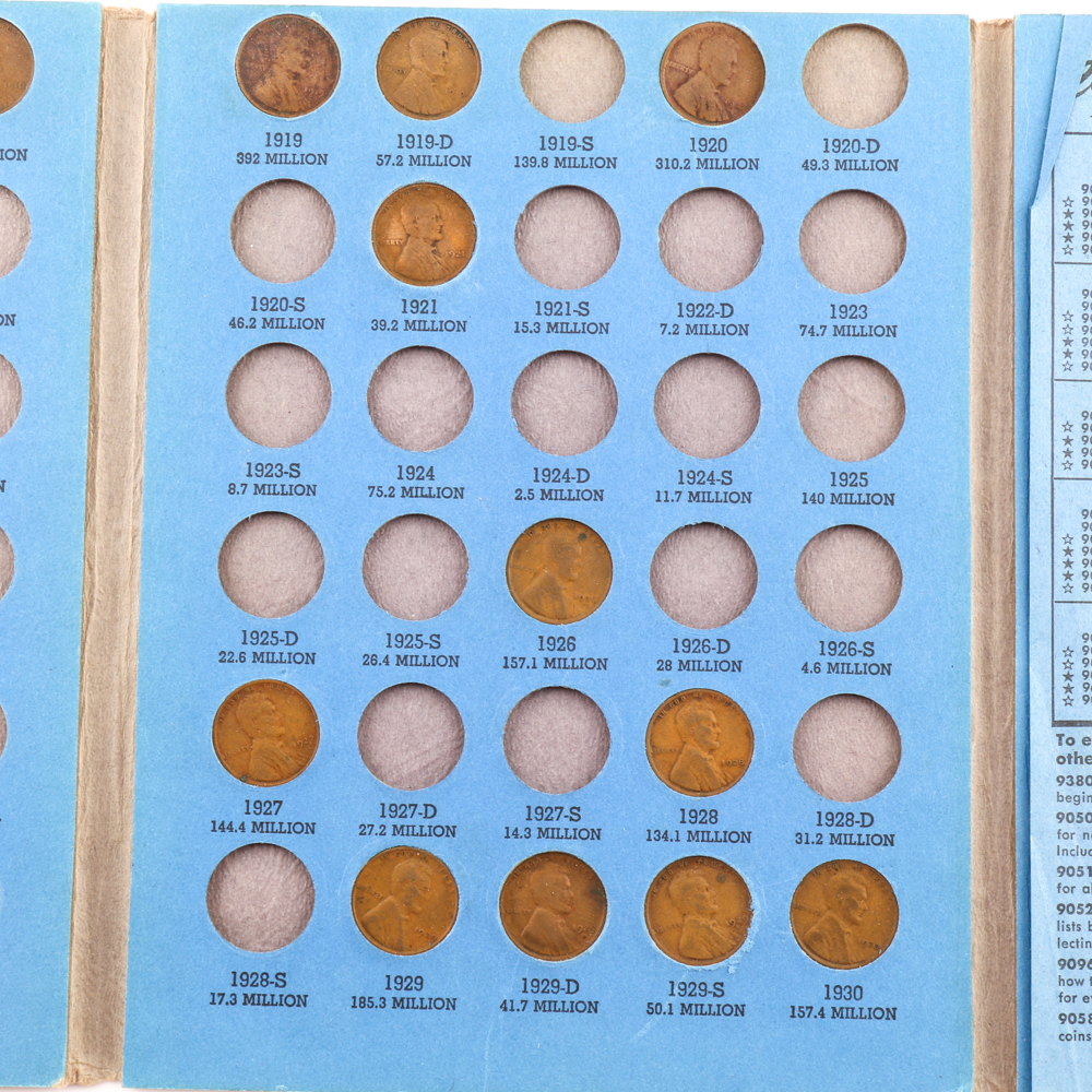 Two Whitman Binders of Lincoln Cents