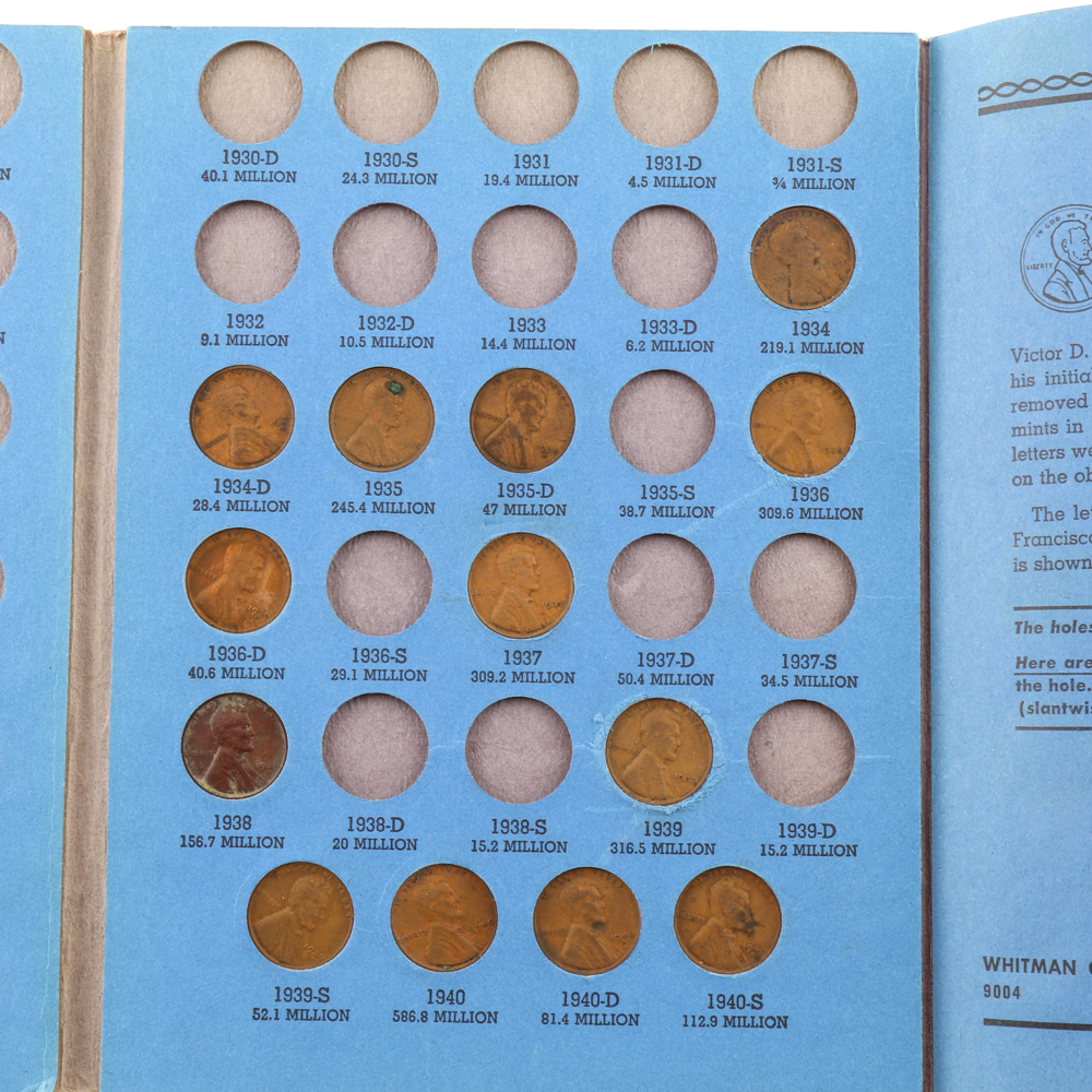 Two Whitman Binders of Lincoln Cents