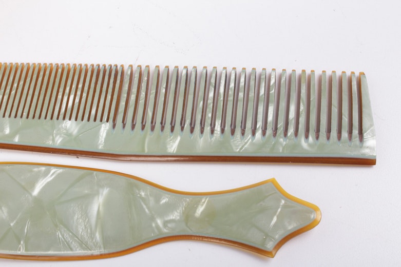 Pearled Aqwalite Vanity Set