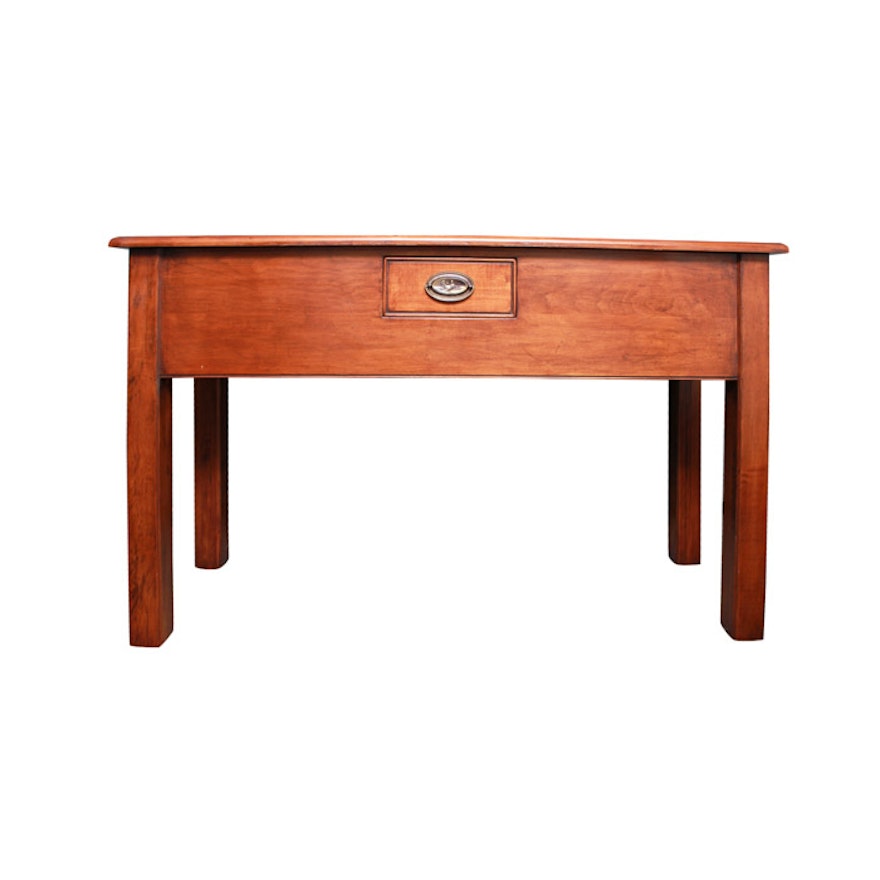 Early American Style Cherry Console Table by Banks, Cold Stone Furniture