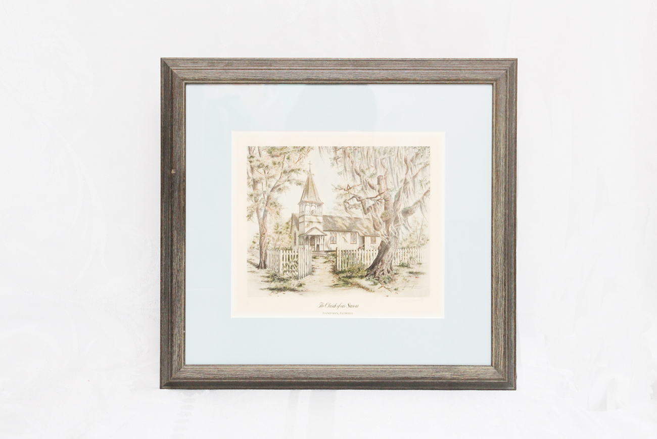 Pair of Brenda Councill Etchings