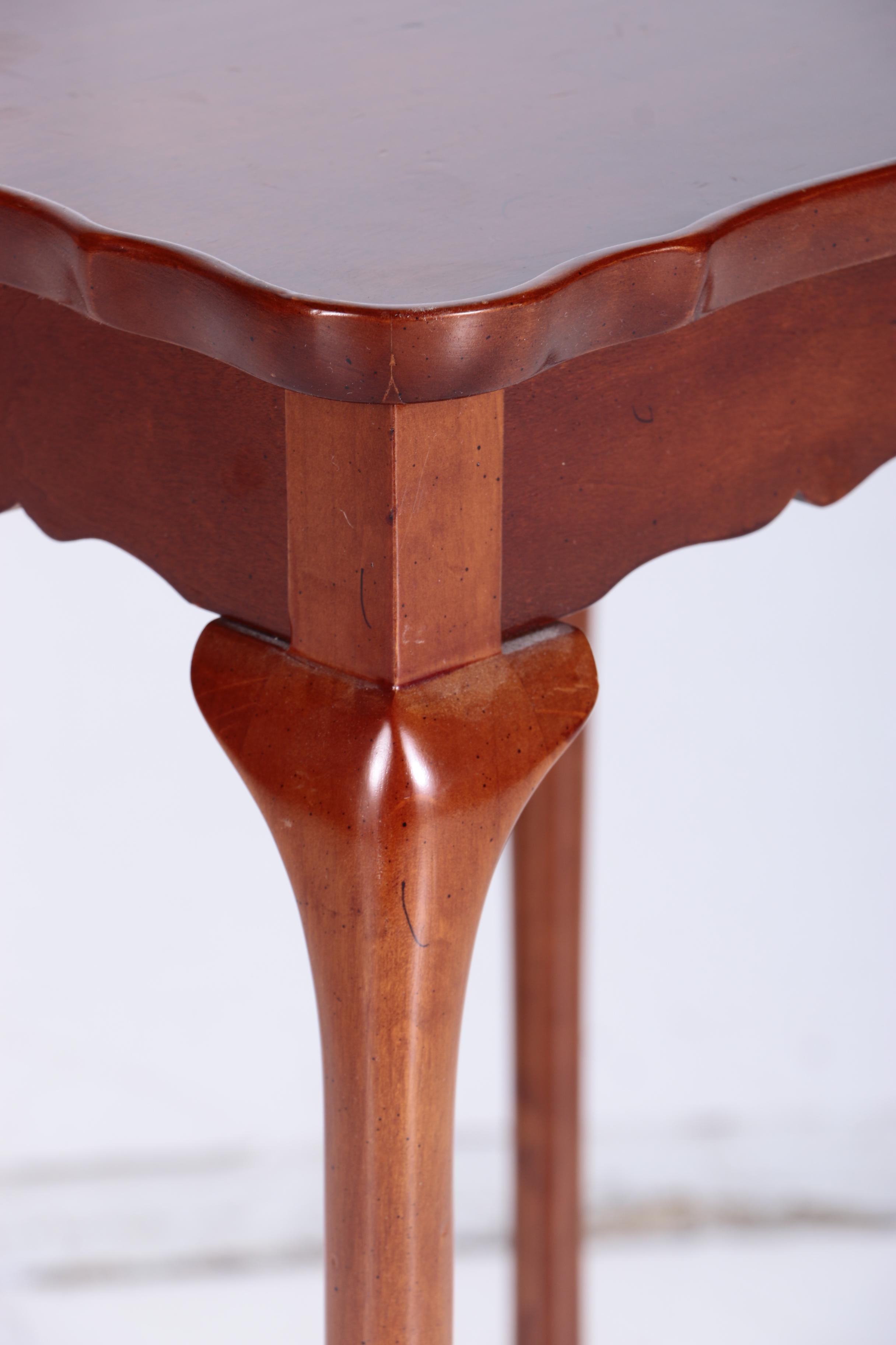 Queen Anne Style Side Tables by The Bombay Company