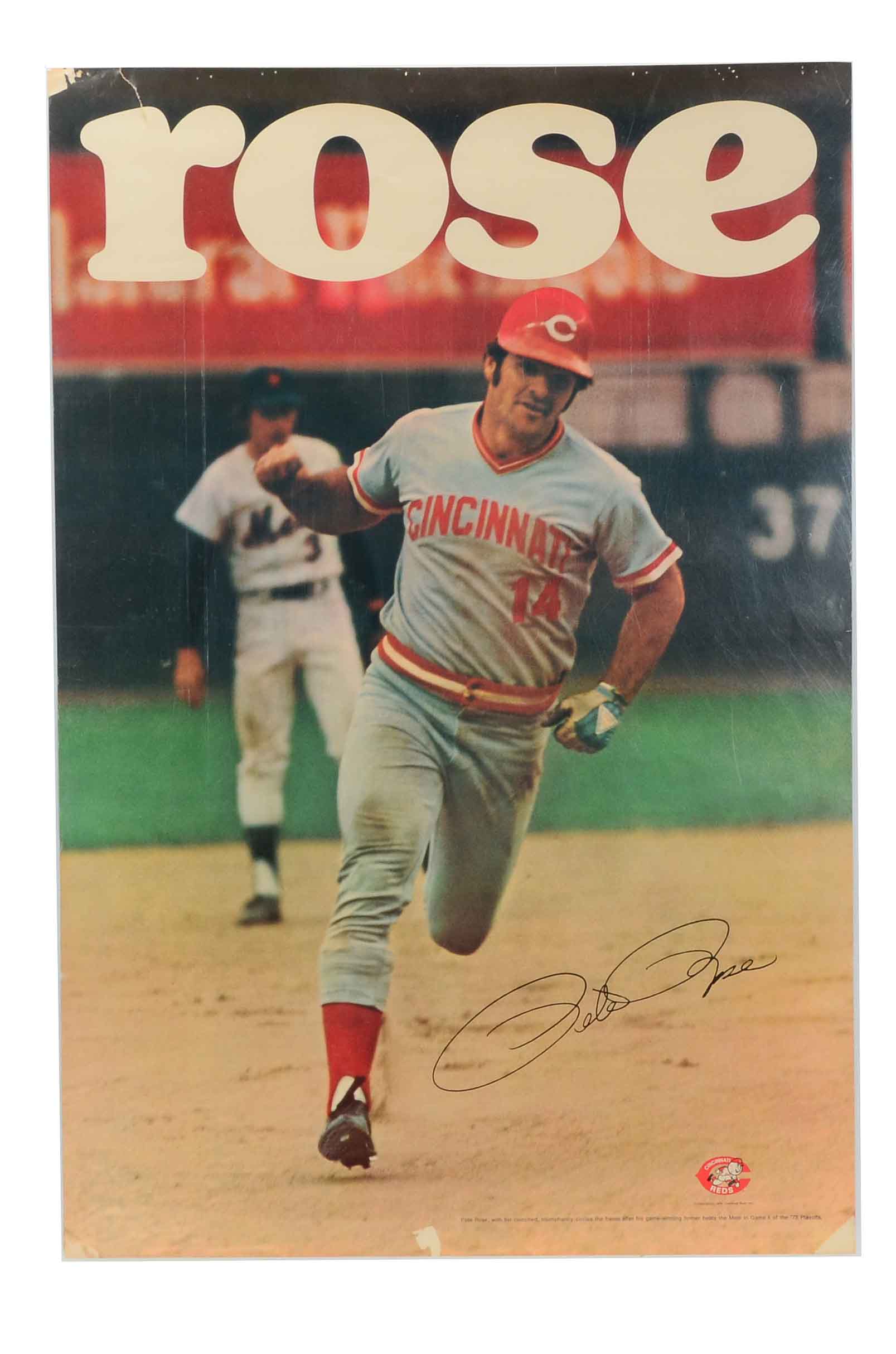 Rose, Foster, Knight Reds Baseball Posters
