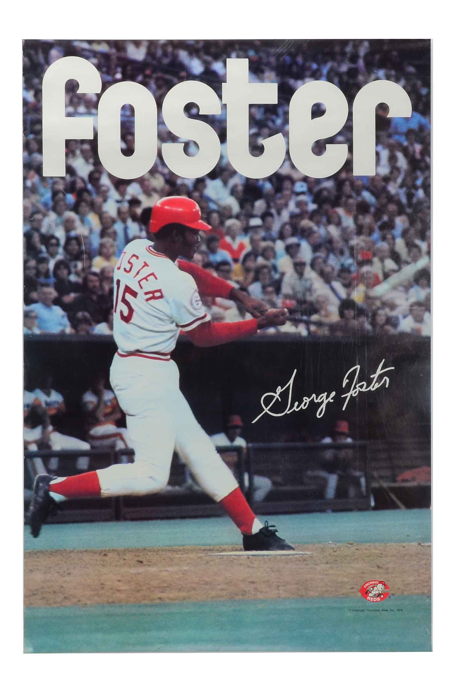 Rose, Foster, Knight Reds Baseball Posters