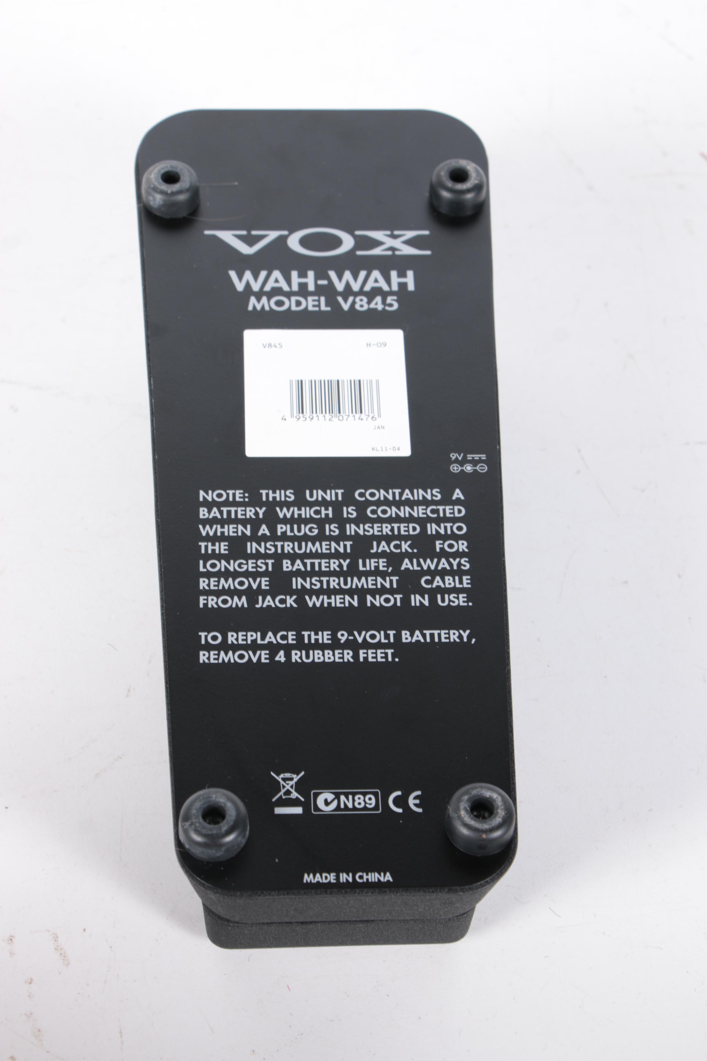 Vox Classic Wah-Wah Guitar Pedal