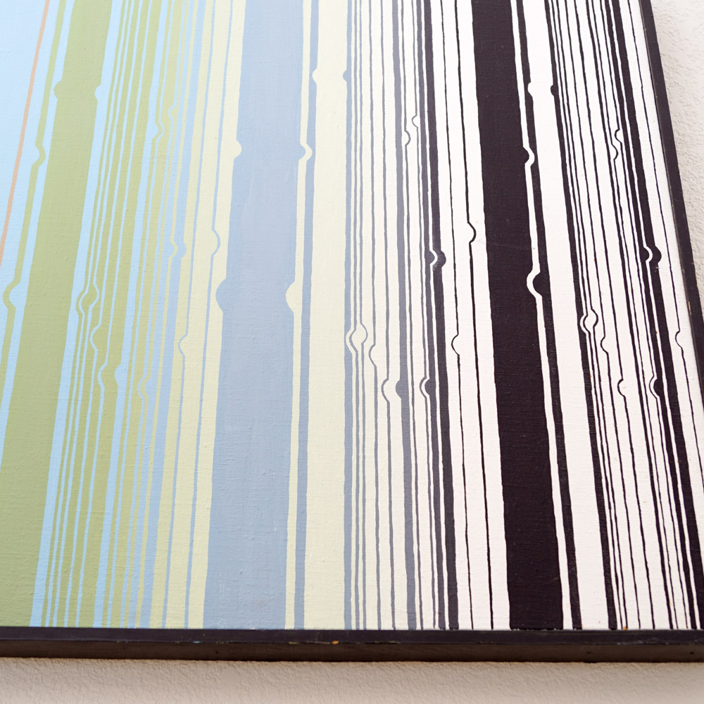 Original Abstract Striped Painting