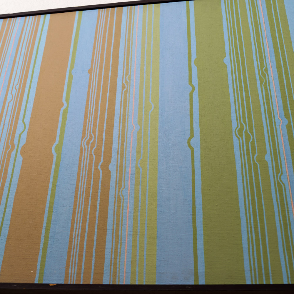 Original Abstract Striped Painting