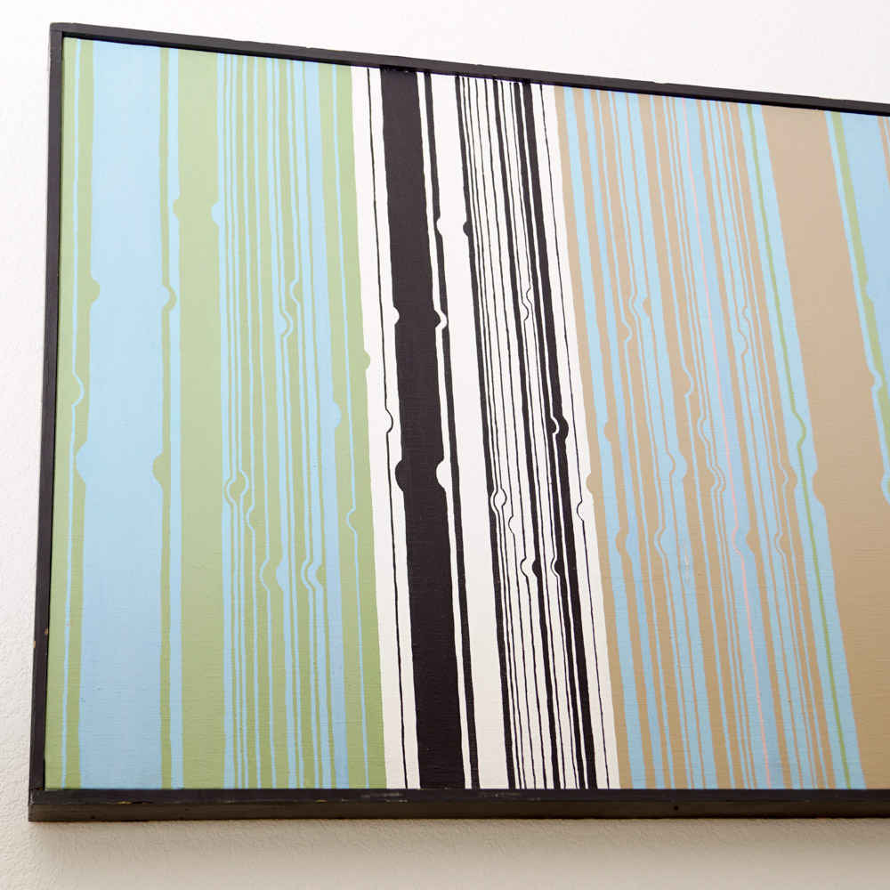 Original Abstract Striped Painting