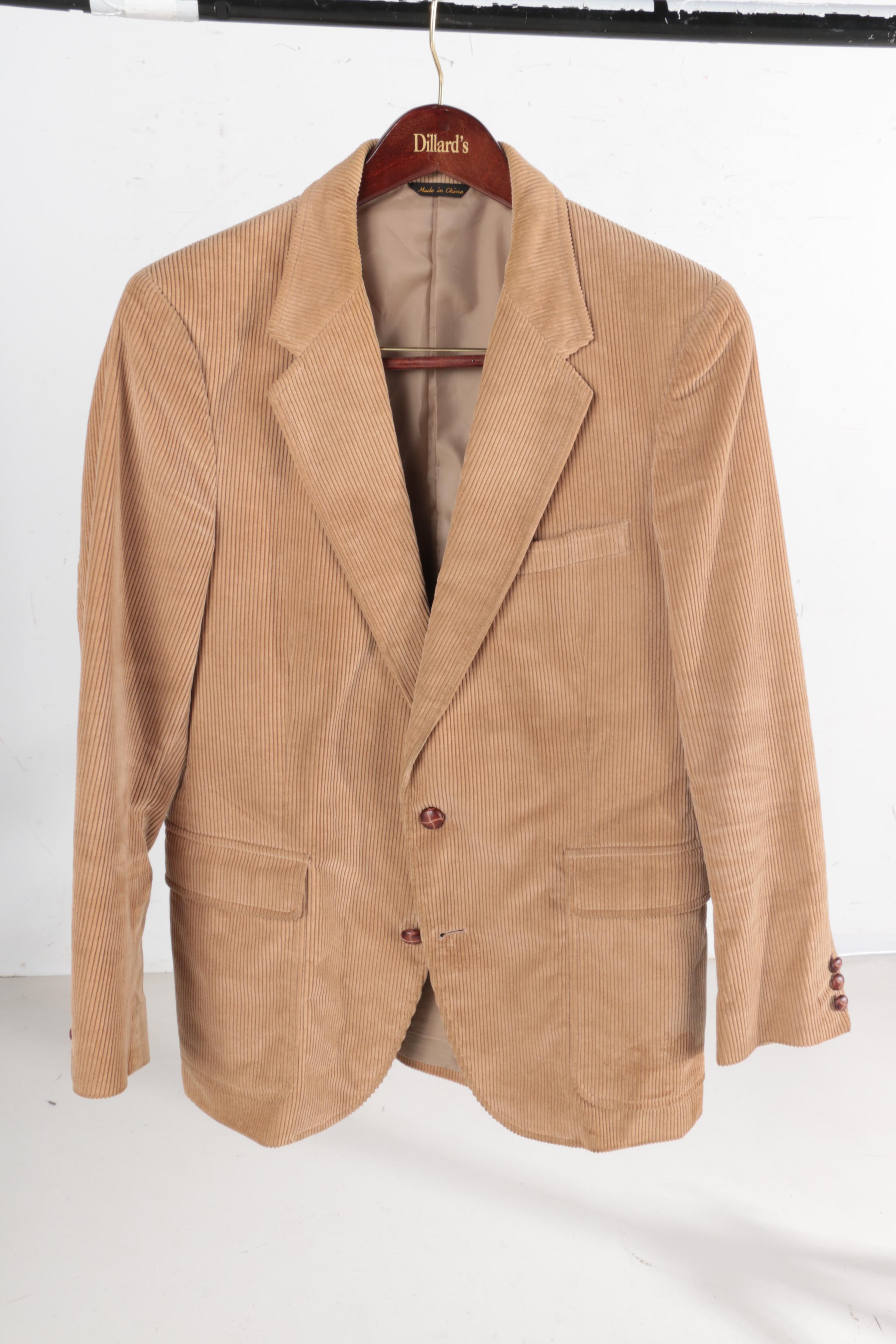 Men's Vintage Sport Coats Including Pierre Cardin