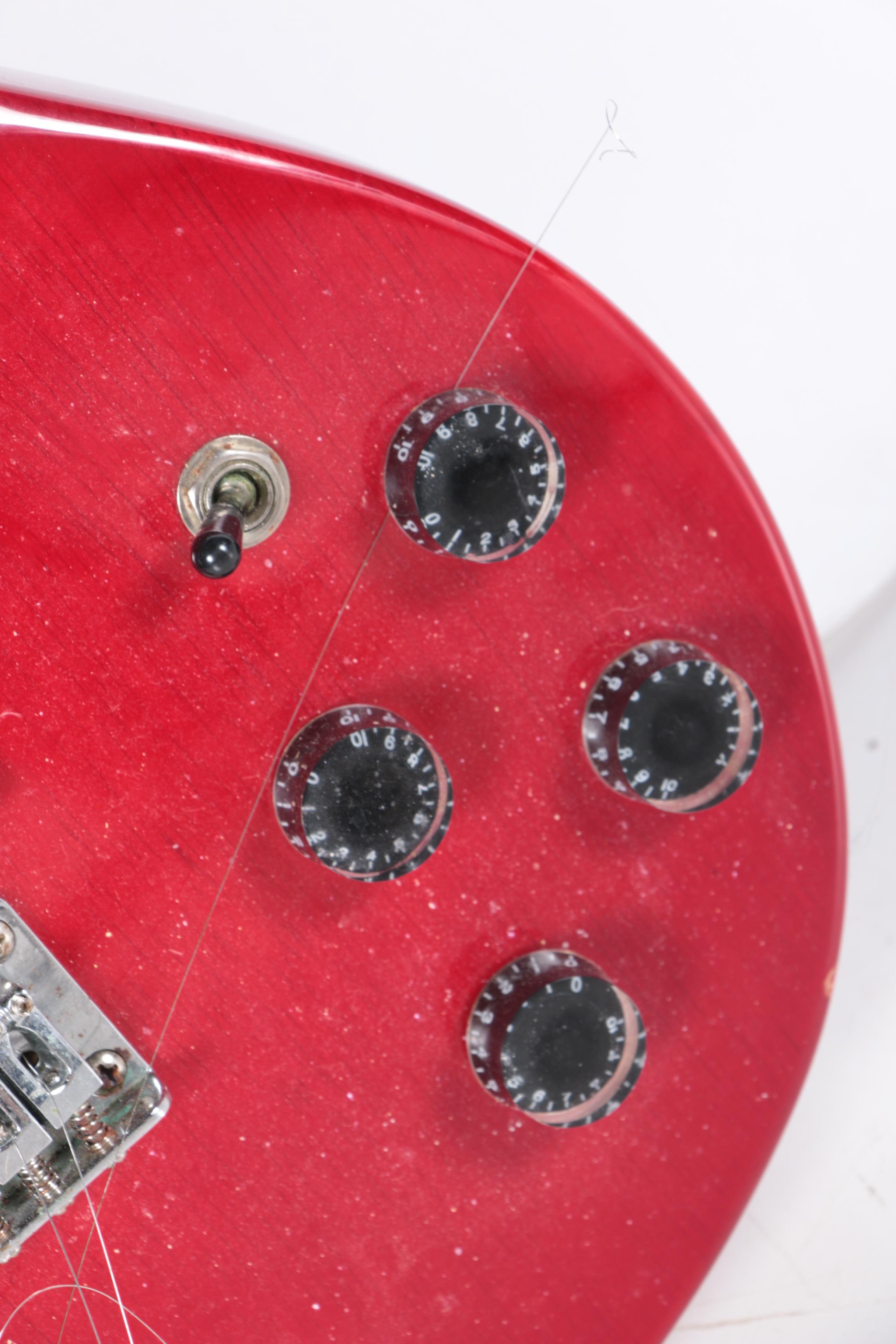 Lyon Washburn Dual Humbucker Solid Body Electric Guitar with Gig Case