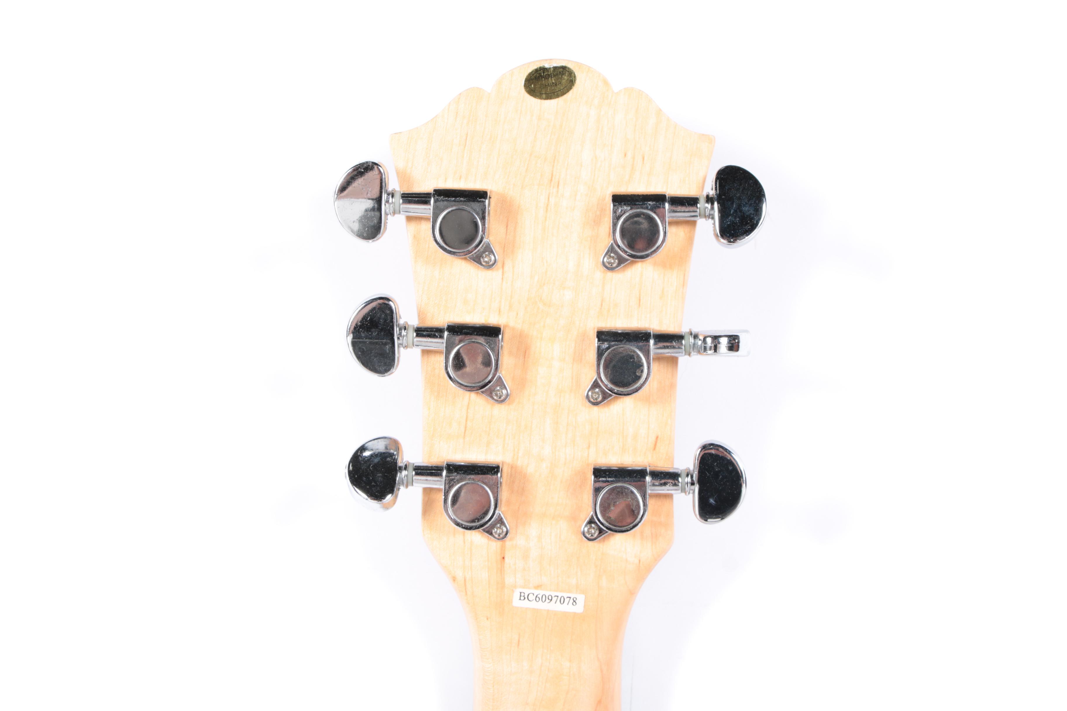 Lyon Washburn Dual Humbucker Solid Body Electric Guitar with Gig Case