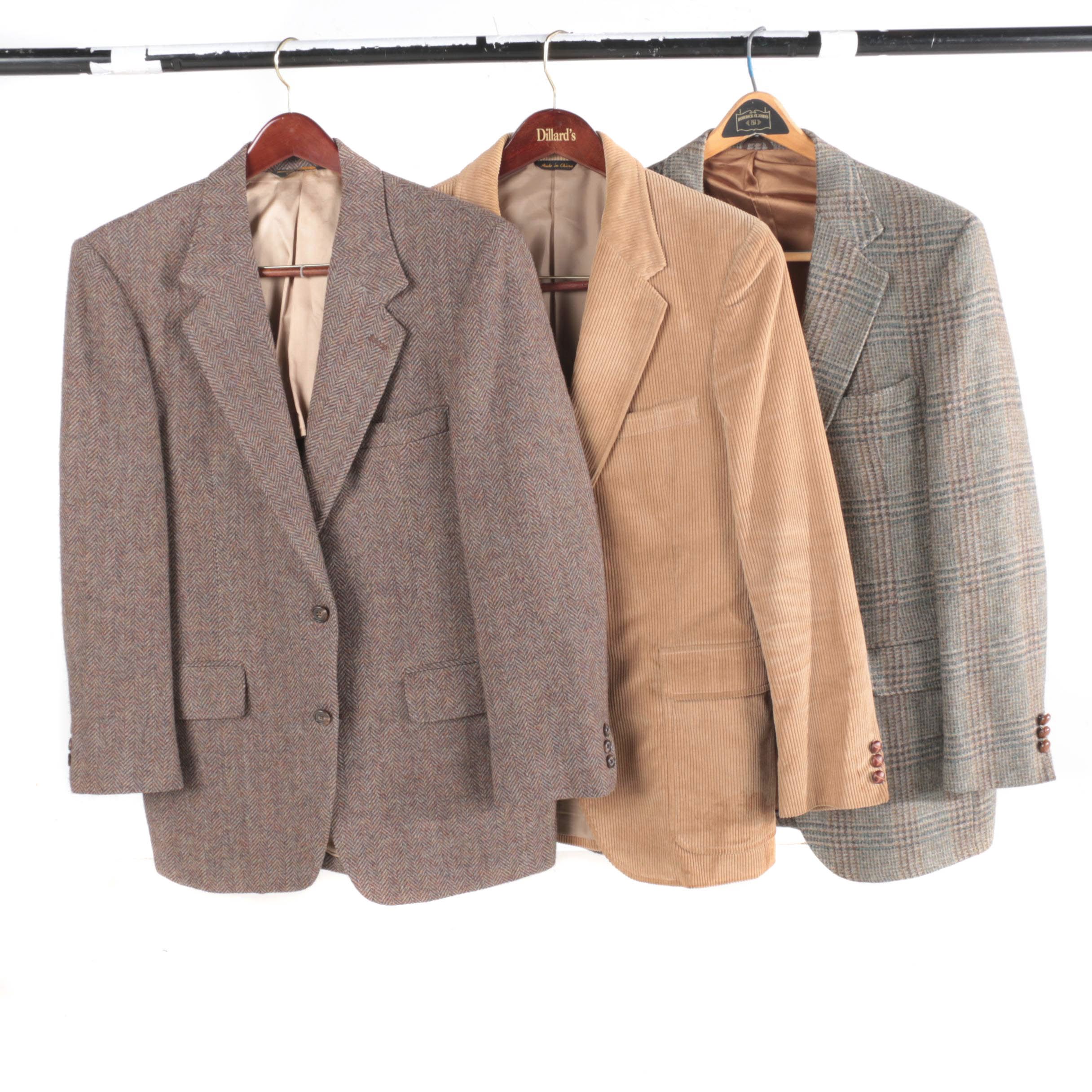 Men's Vintage Sport Coats Including Pierre Cardin