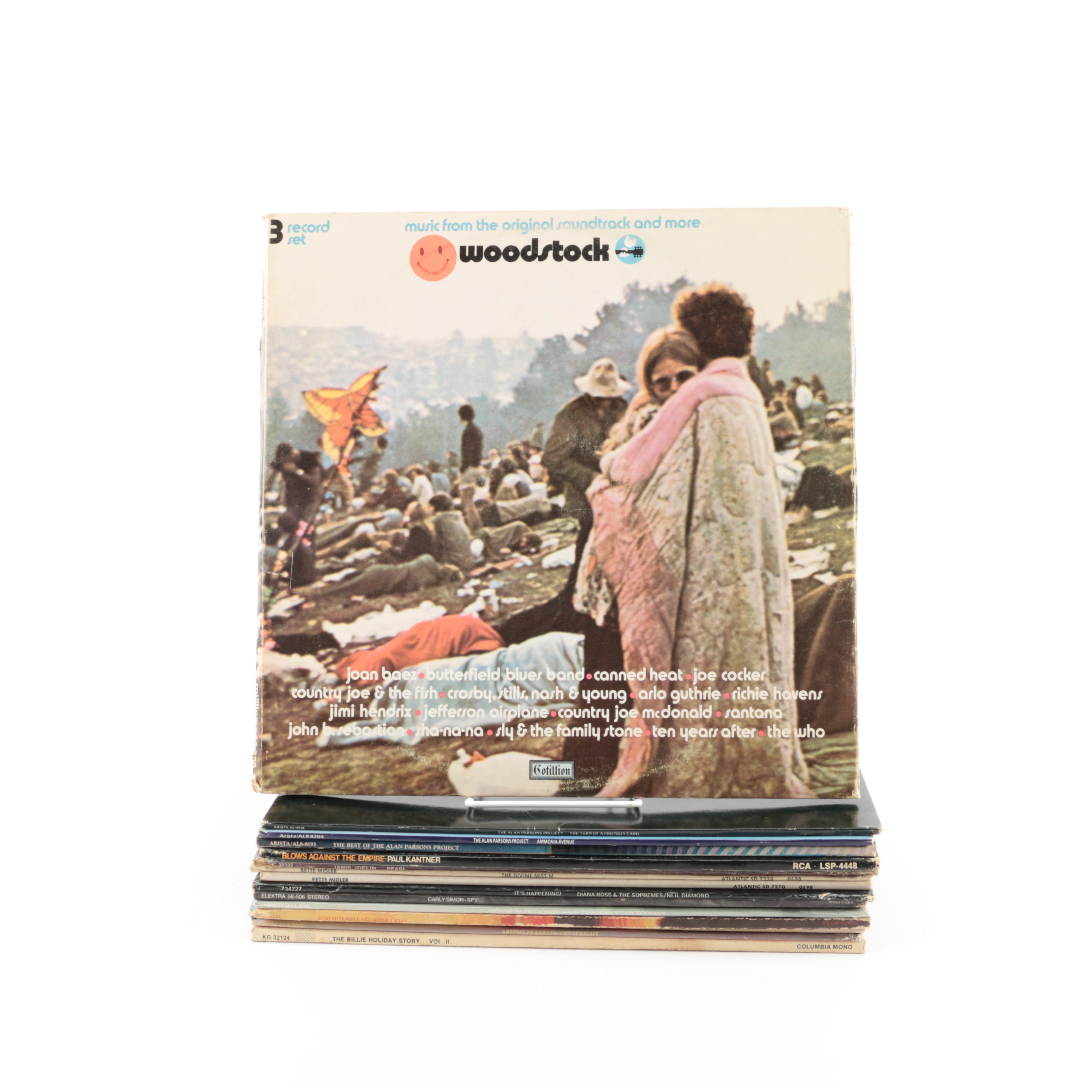 Diana Ross, Bette Midler, Aretha Franklin, Janis Joplin, and Other Vintage LPs