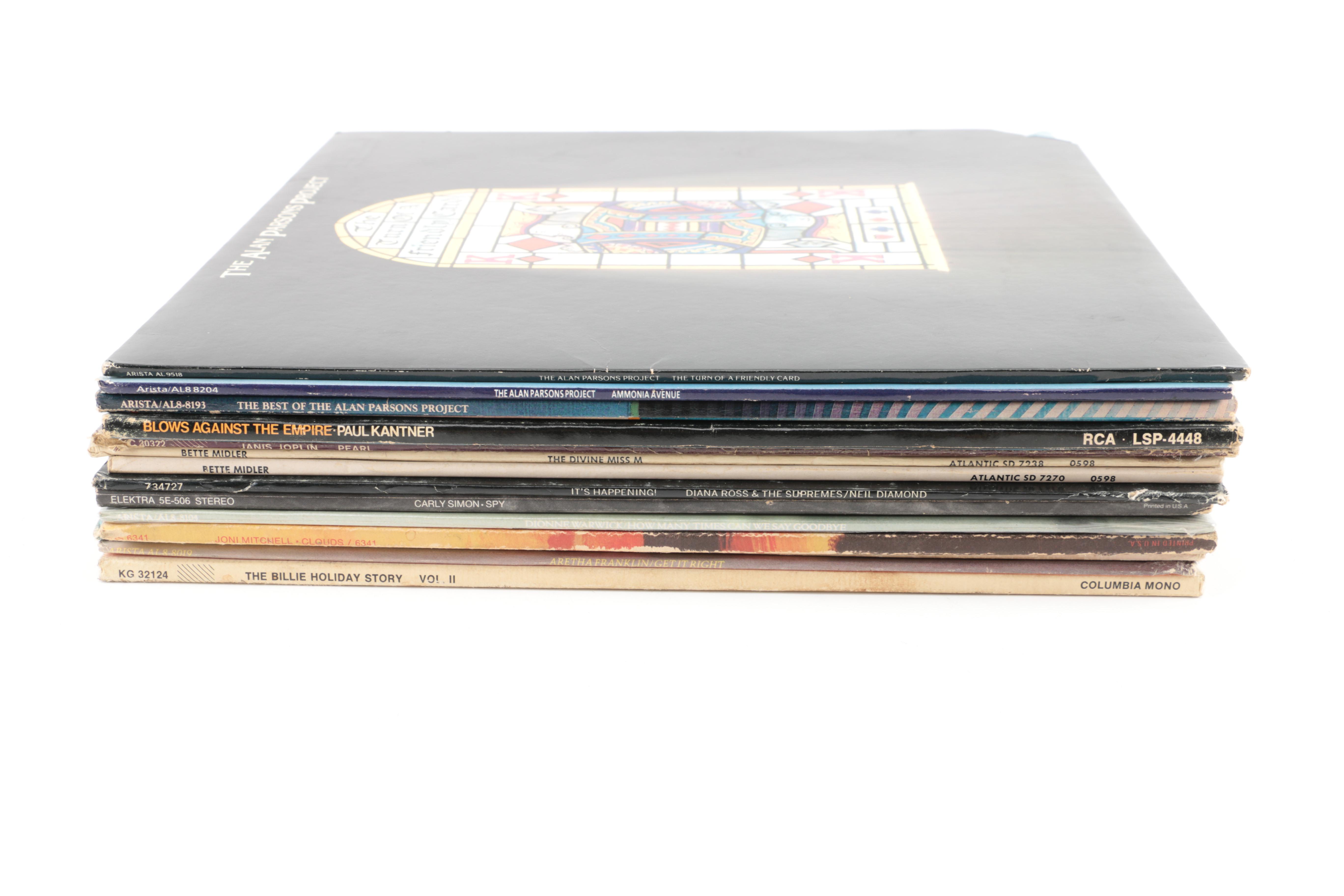 Diana Ross, Bette Midler, Aretha Franklin, Janis Joplin, and Other Vintage LPs