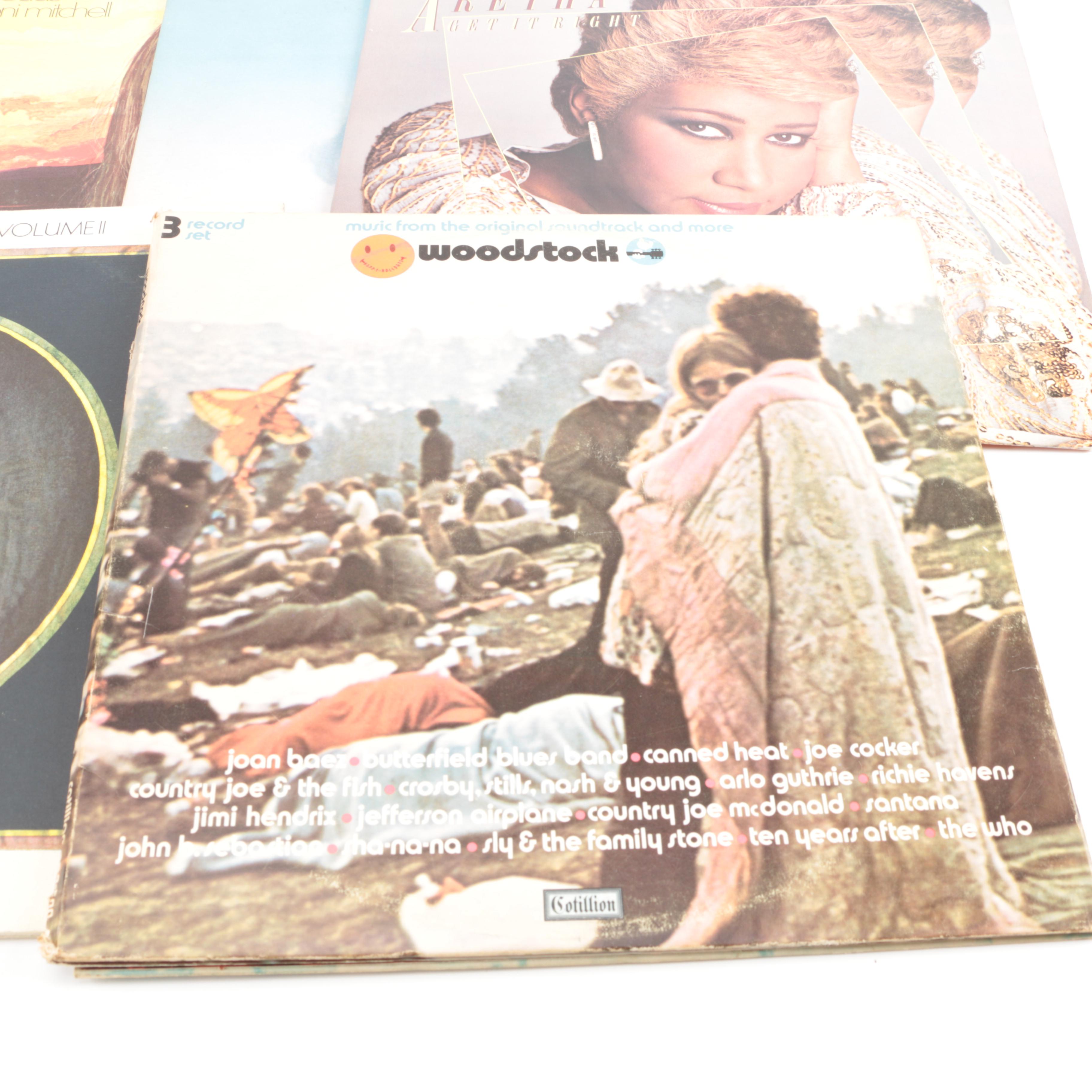 Diana Ross, Bette Midler, Aretha Franklin, Janis Joplin, and Other Vintage LPs