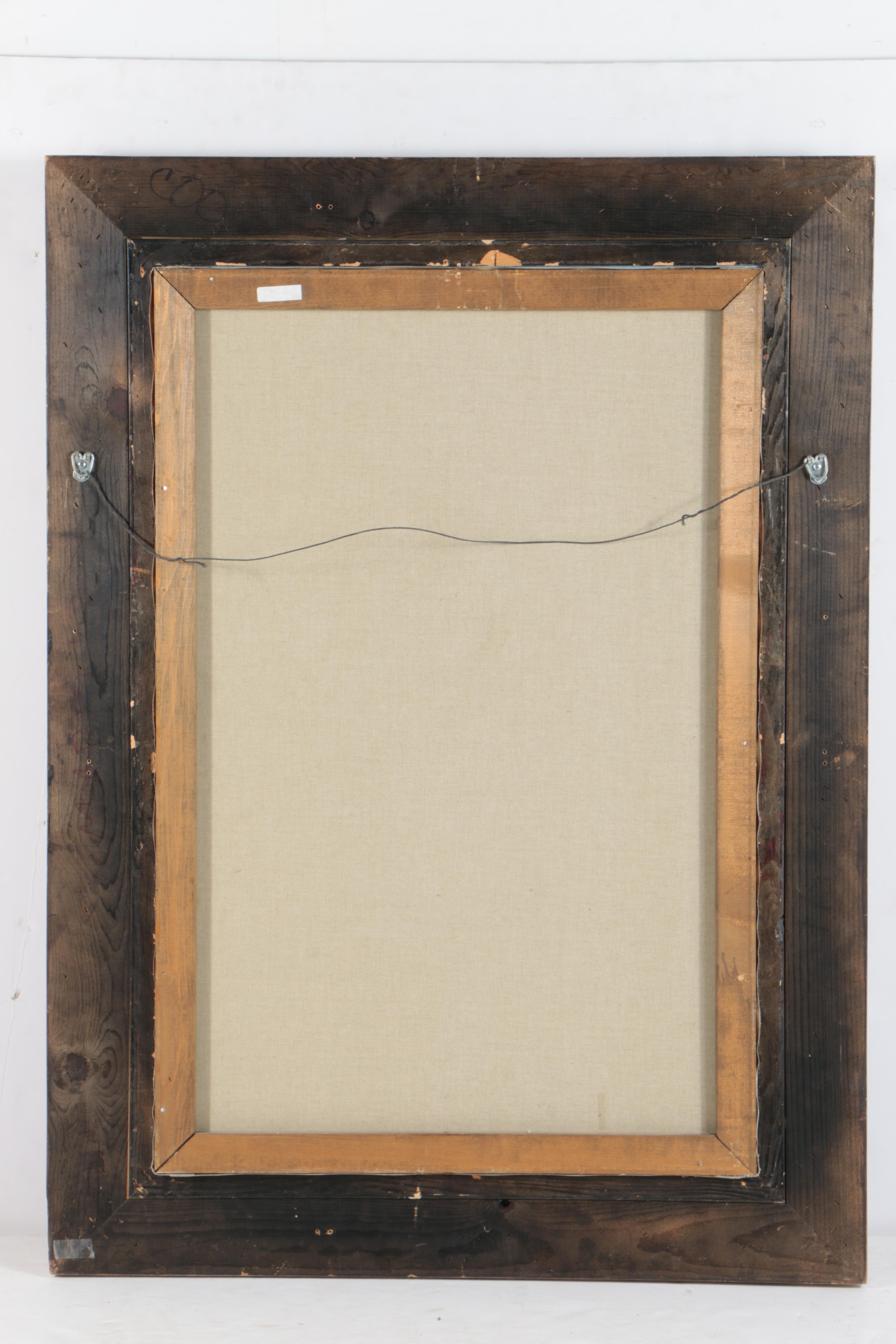 K. Rossi Oil Painting on Canvas Landscape