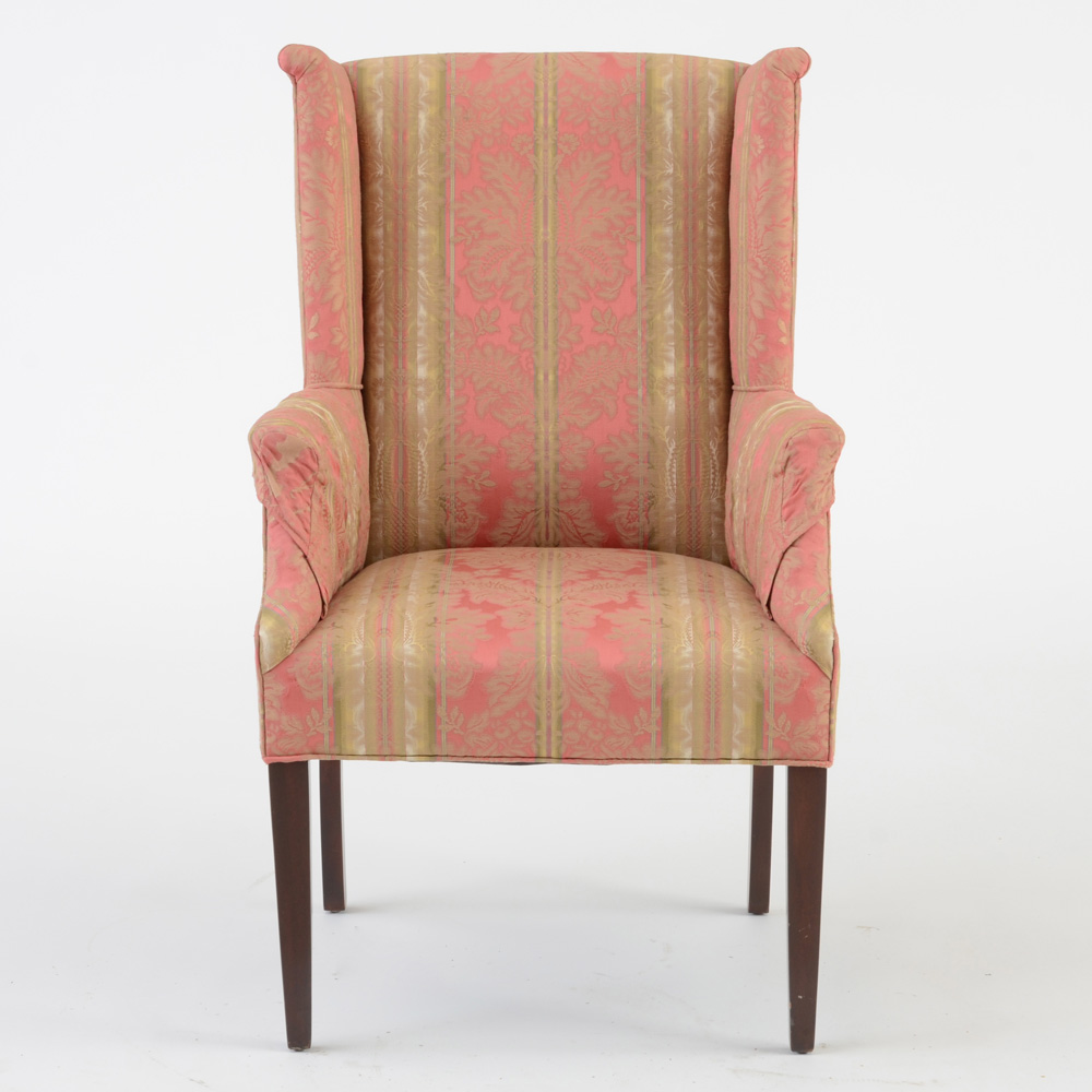 Hepplewhite Style Wing Chair