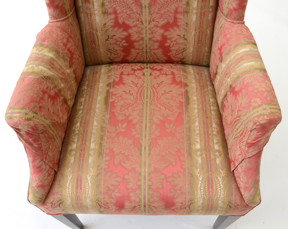 Hepplewhite Style Wing Chair