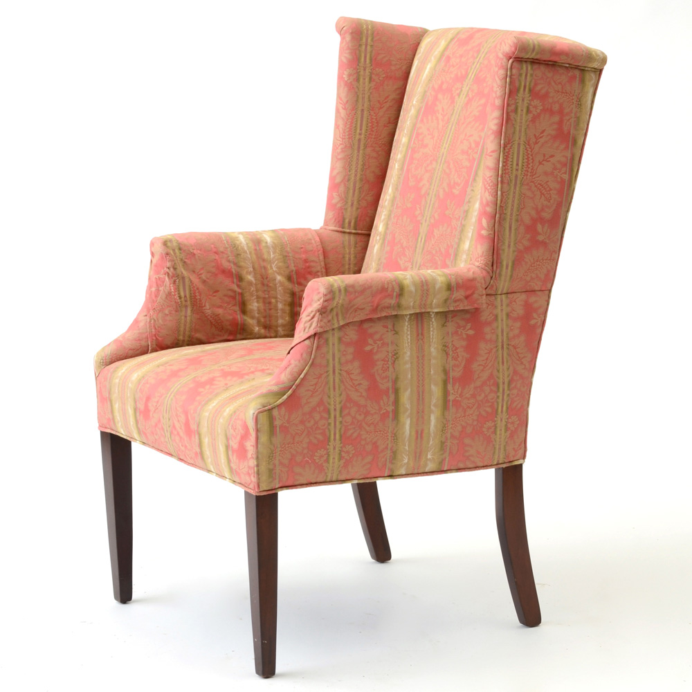 Hepplewhite Style Wing Chair