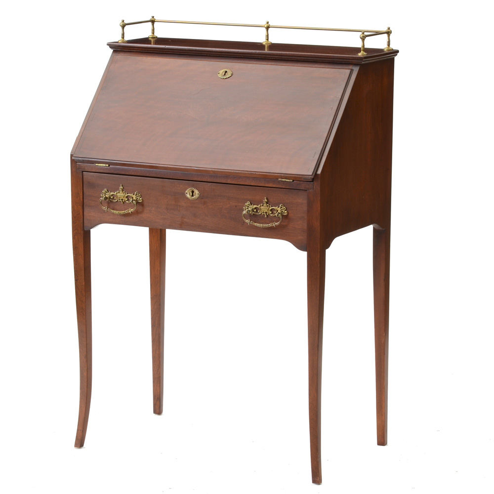 Antique Birch Ladies Desk
