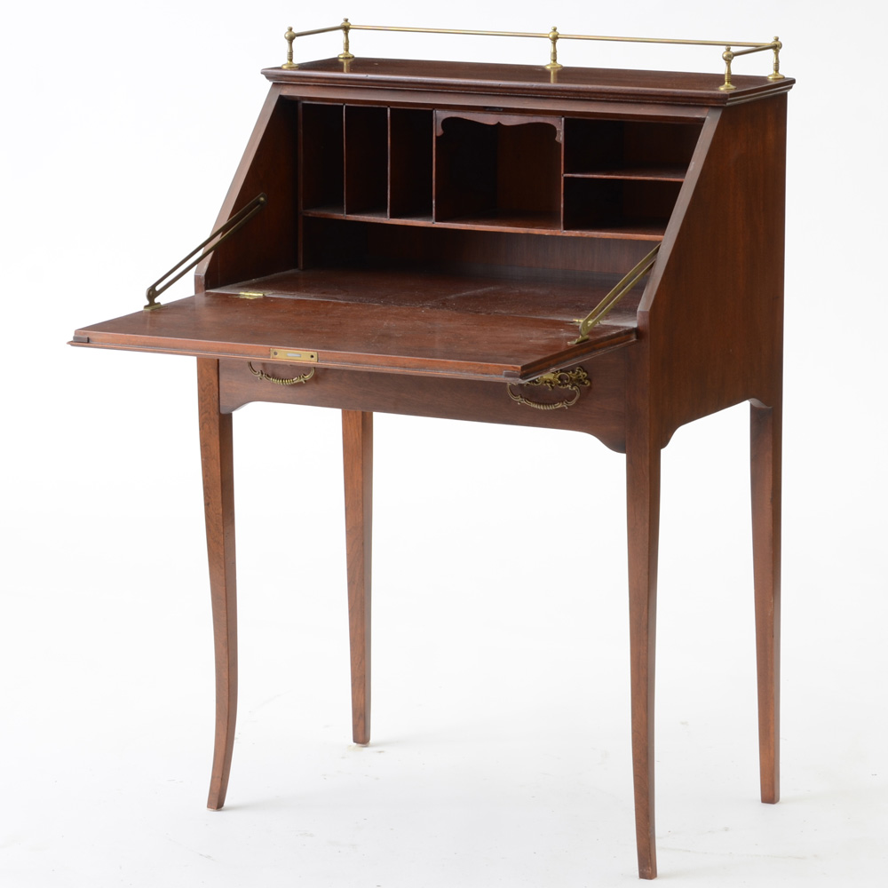 Antique Birch Ladies Desk