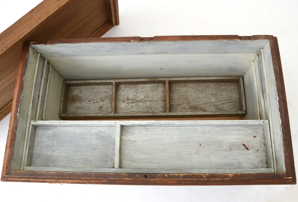 Antique Walnut Storage Chest
