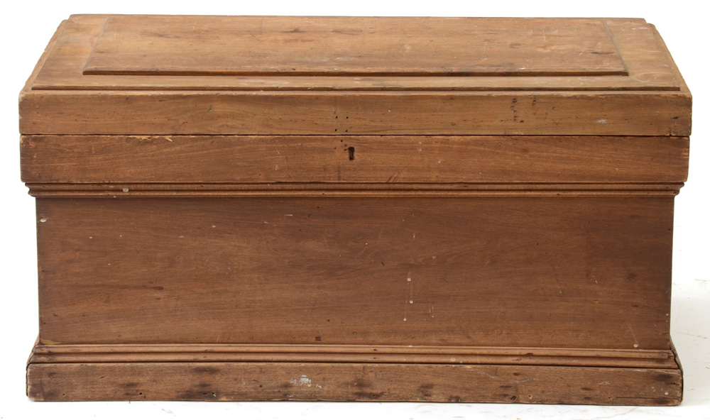 Antique Walnut Storage Chest