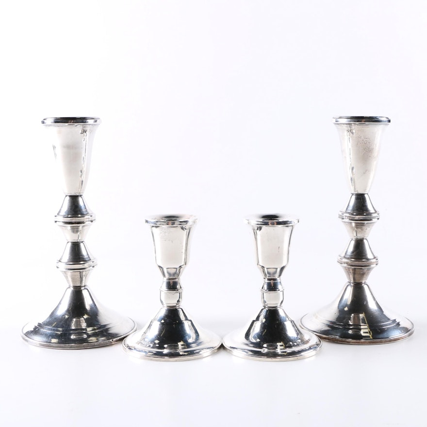 Duchin Creation Weighted Sterling Silver Candlestick Collection
