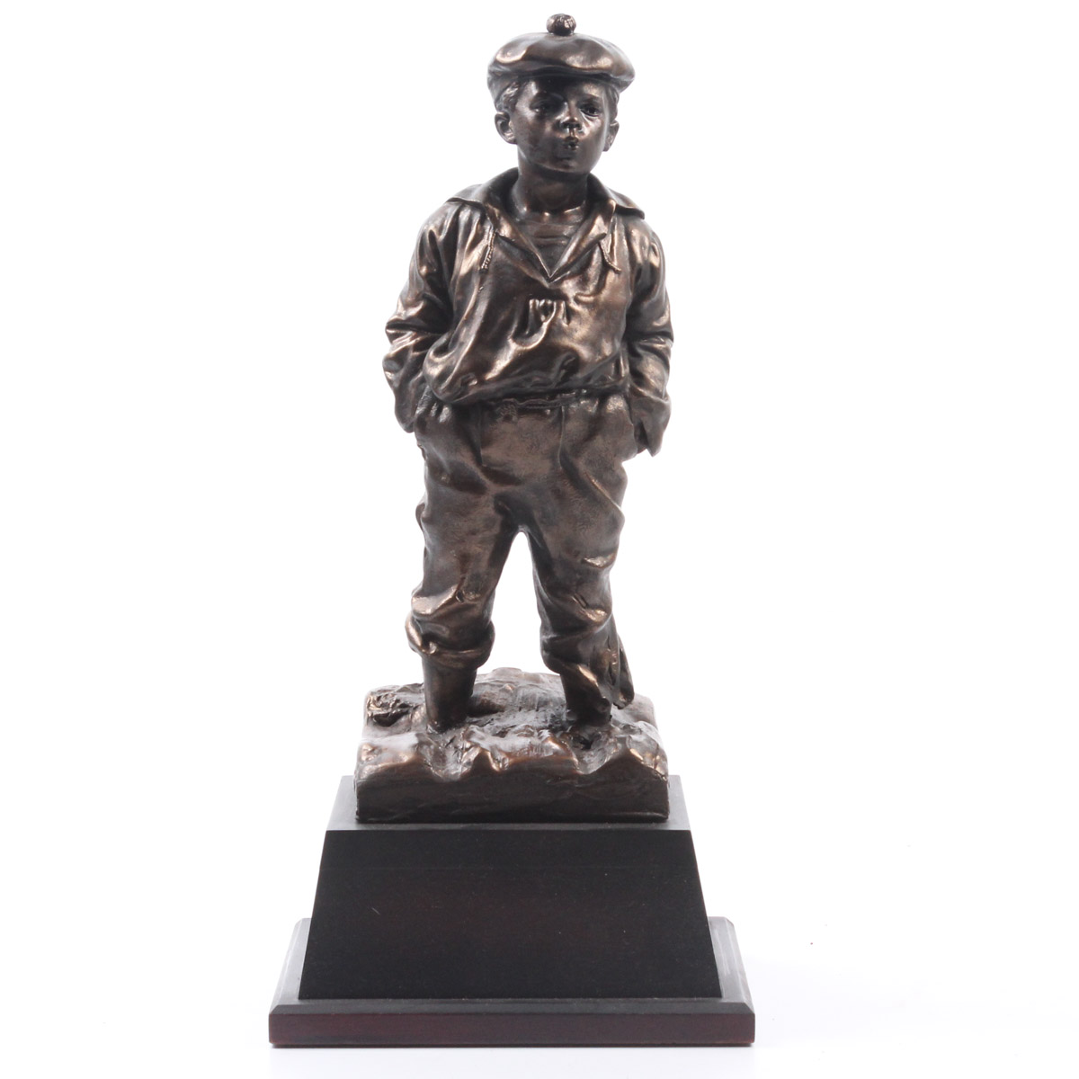 Reproduction Whistling Boy Metal Statue