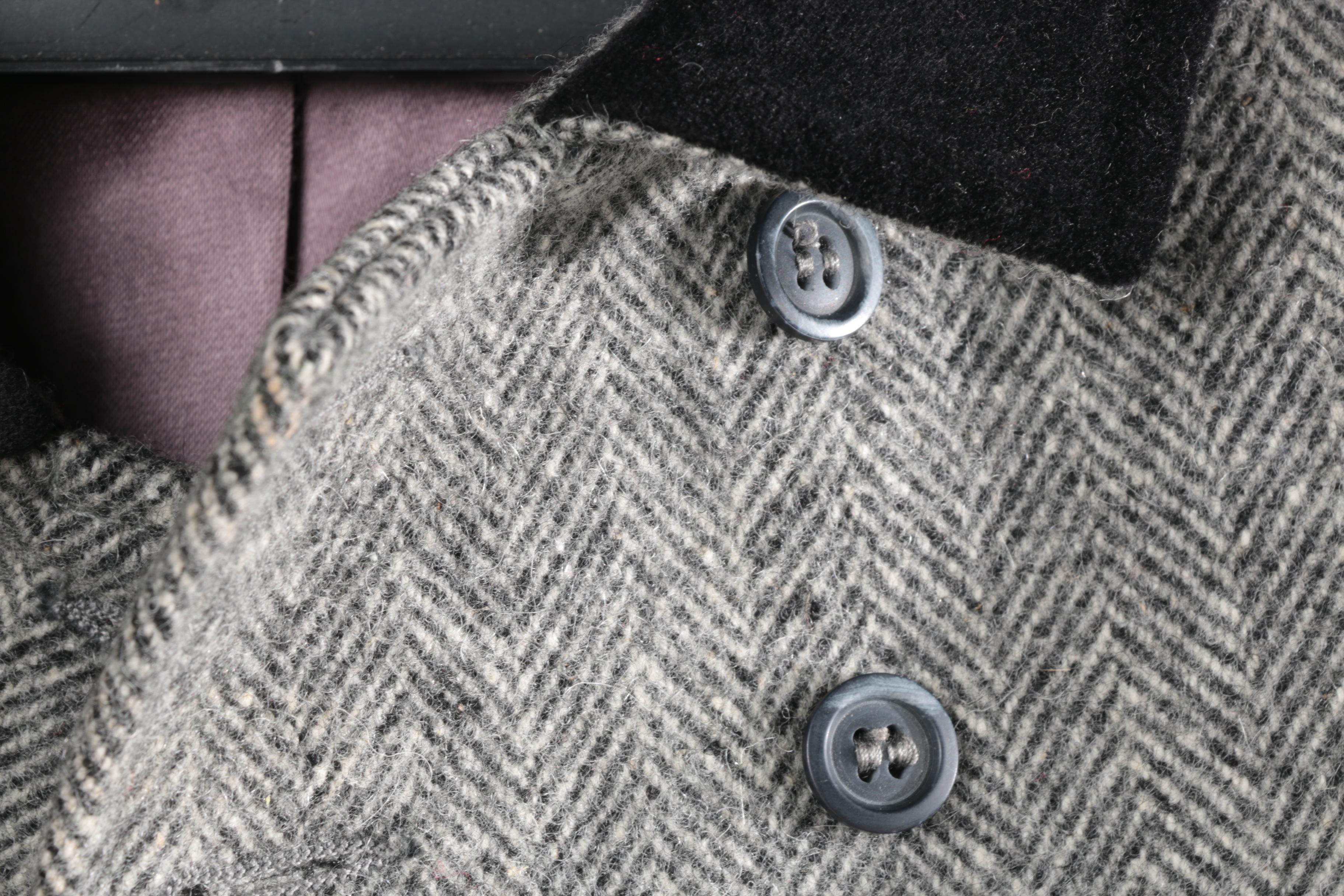 Children's Vintage Woolen Coats and Matching Hat