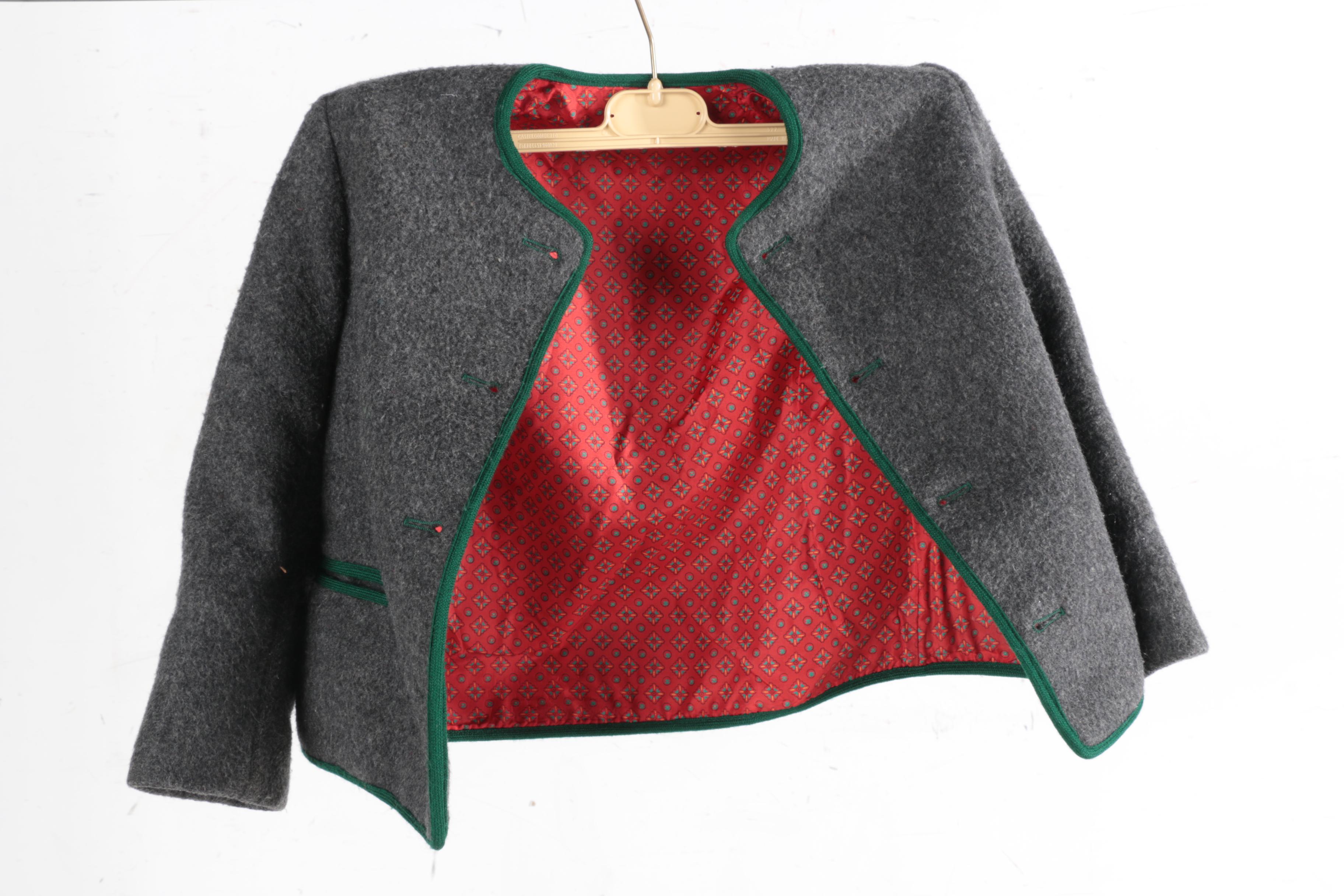 Children's Vintage Woolen Coats and Matching Hat