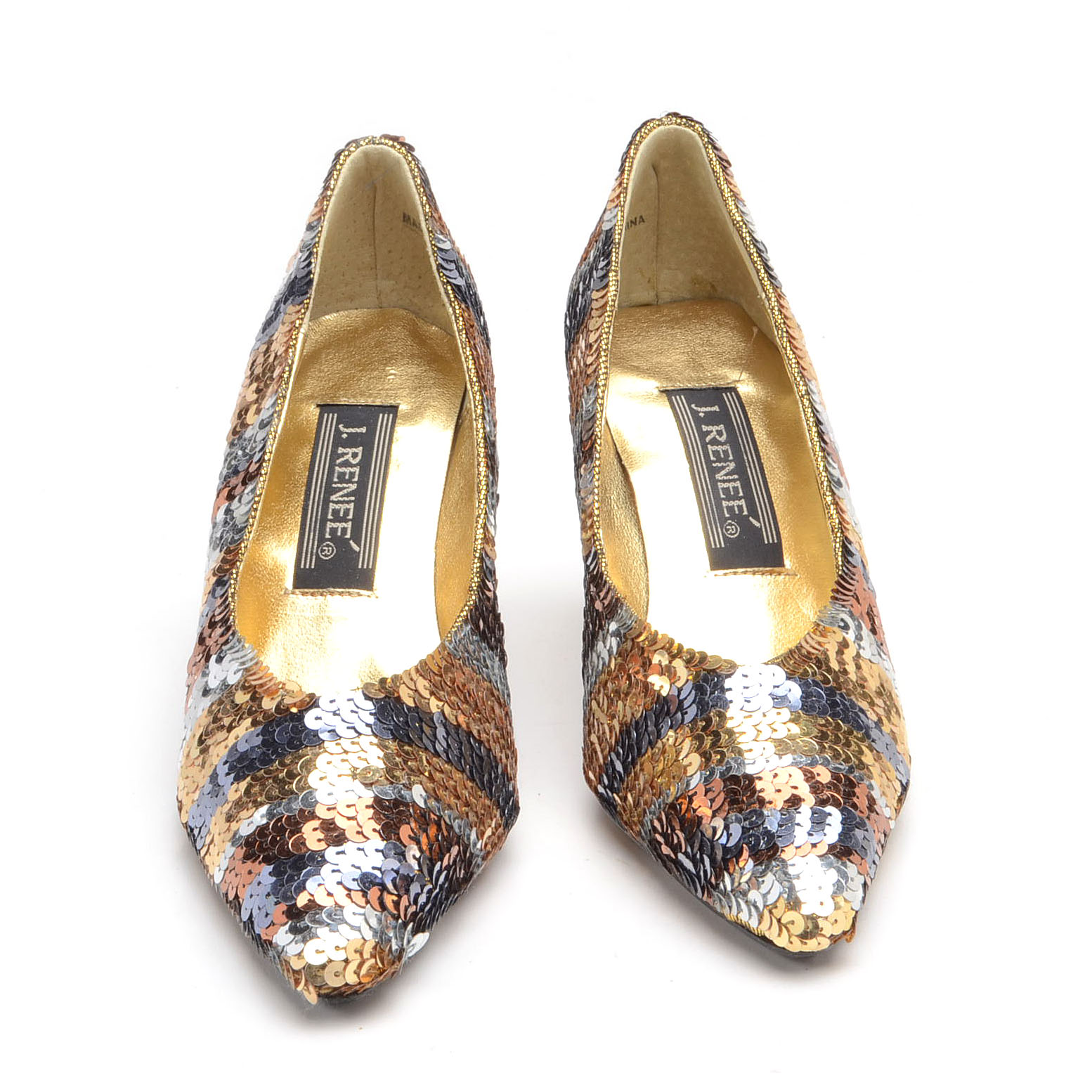 Pair of Vintage J. Reneé Lemans Sequins High Heels