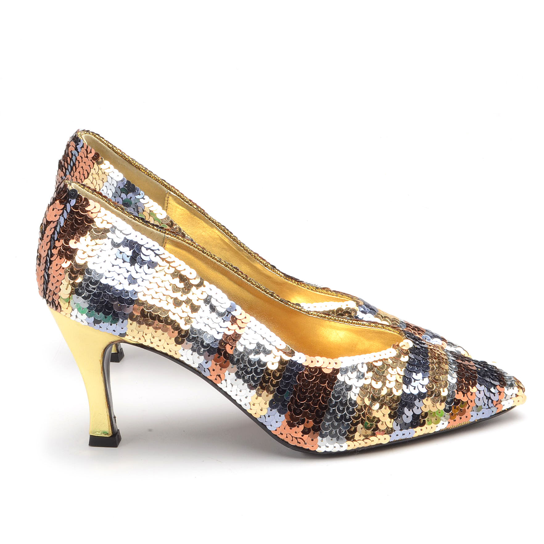 Pair of Vintage J. Reneé Lemans Sequins High Heels