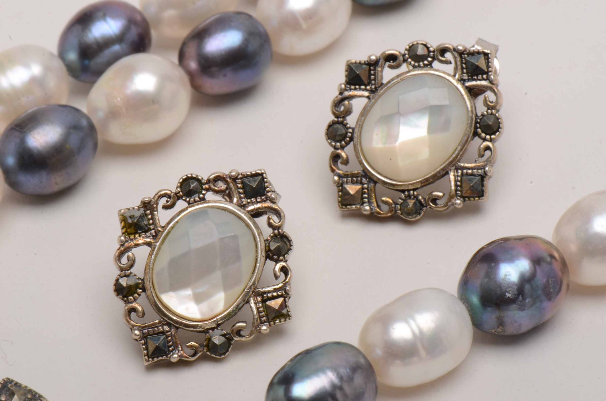 Sterling Silver Costume Jewelry Assortment