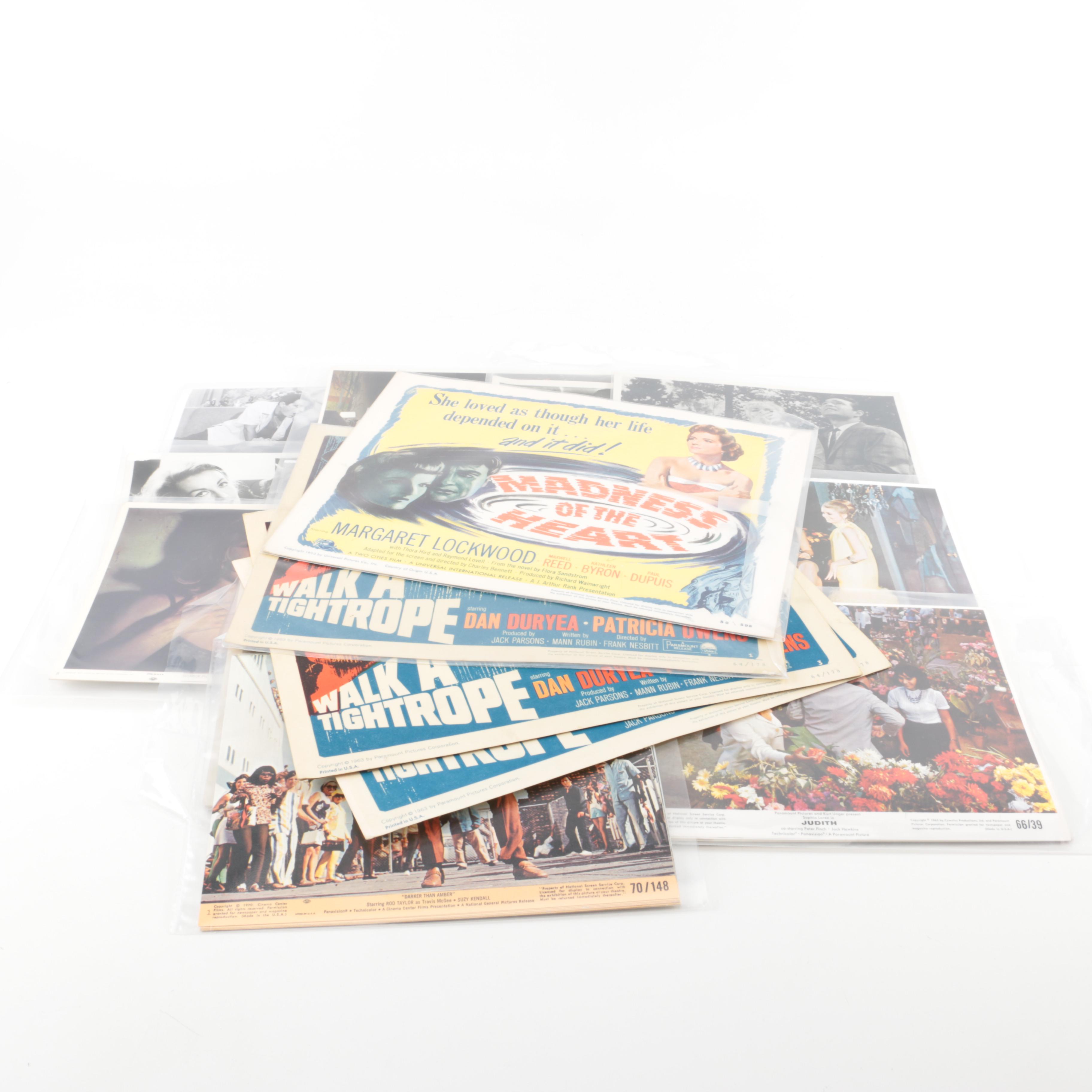 Assorted Vintage Lobby Cards Featuring Jane Fonda