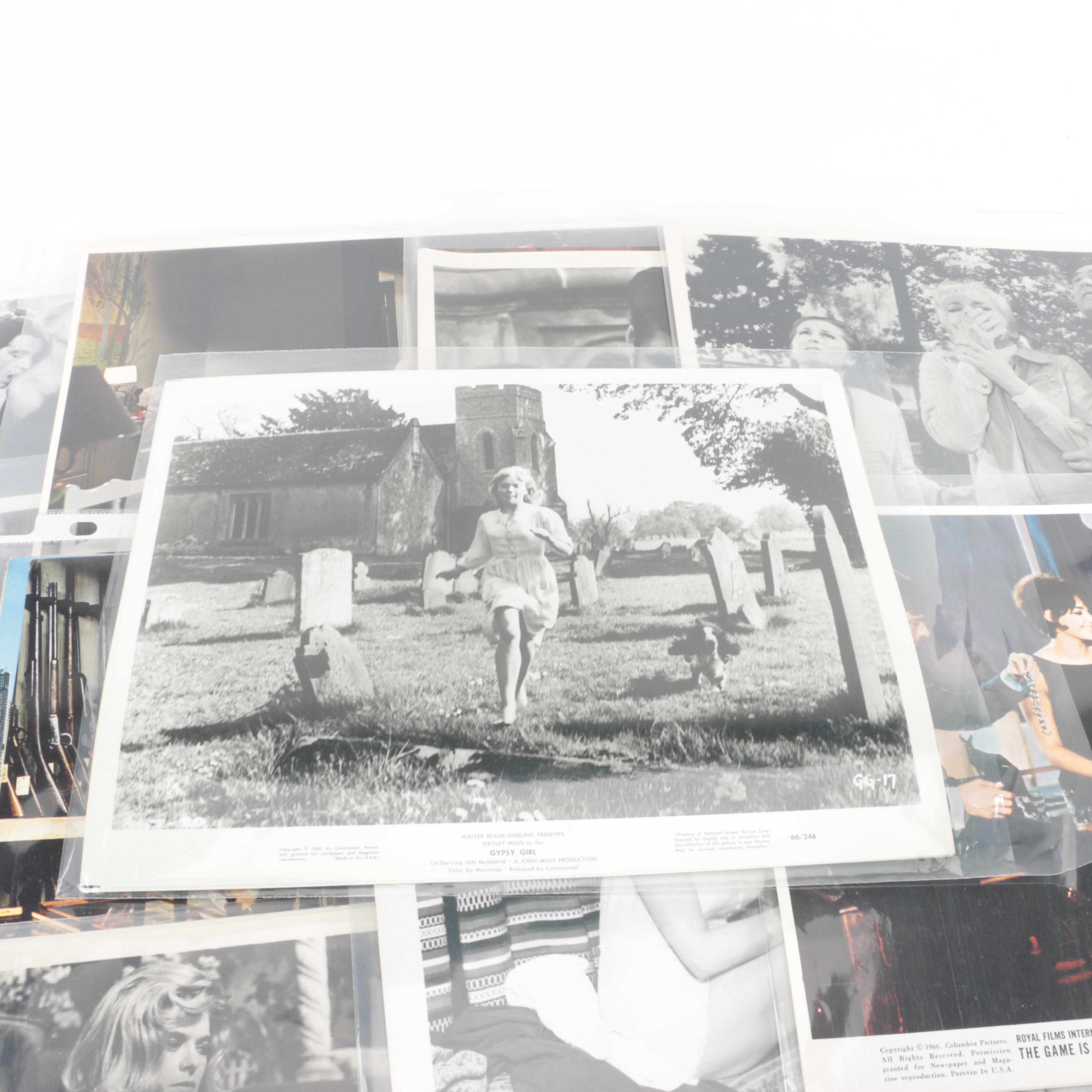 Assorted Vintage Lobby Cards Featuring Jane Fonda