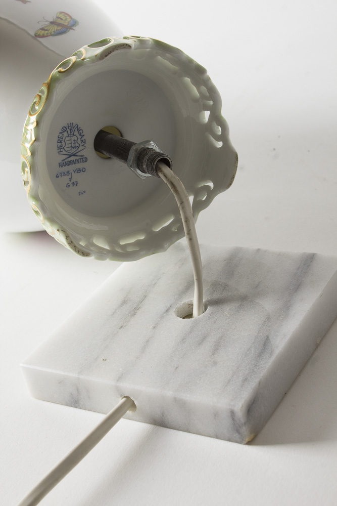 Herend "Queen Victoria" Porcelain Table Lamp