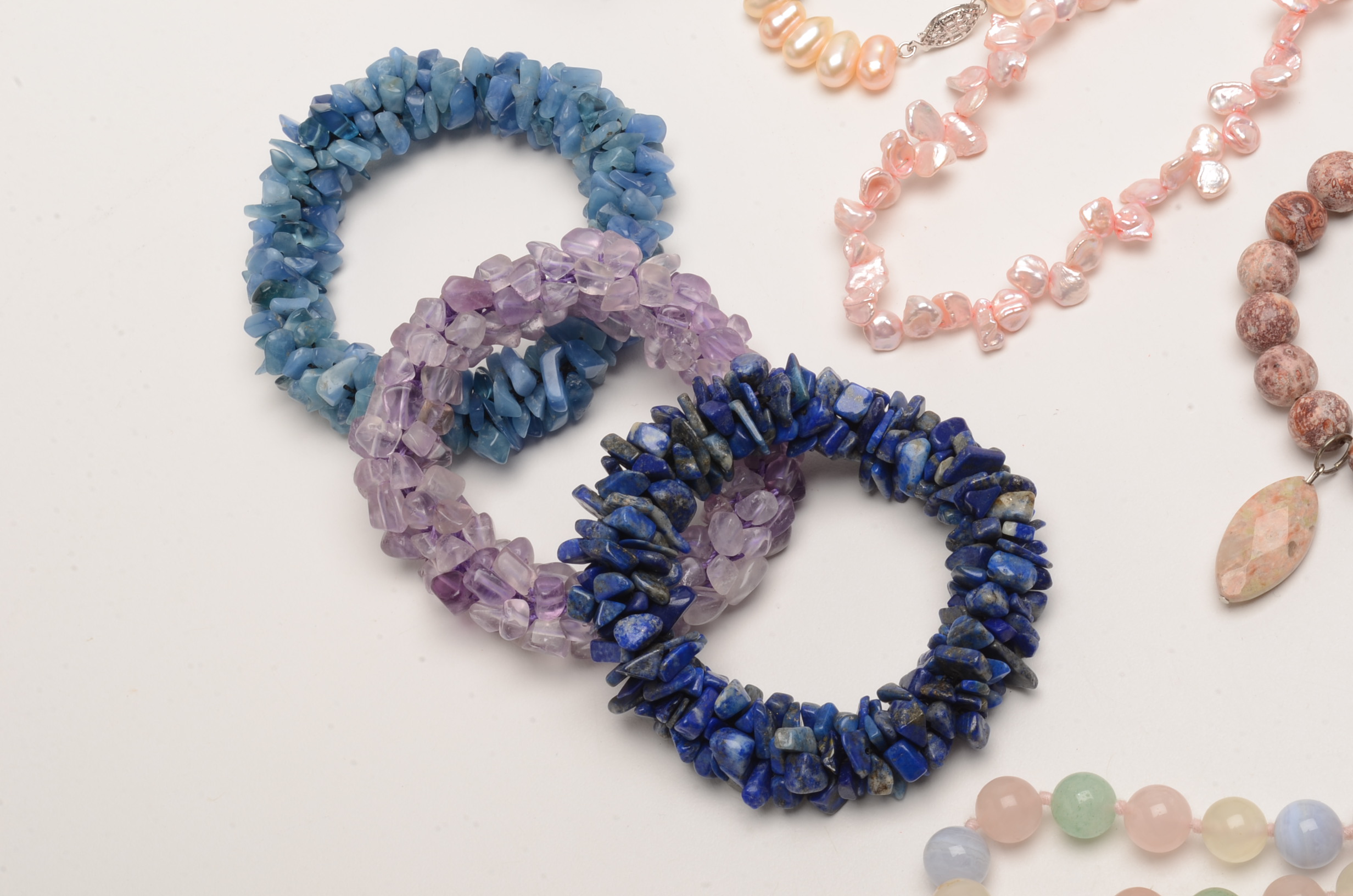 Natural Stone Bracelets and Necklaces