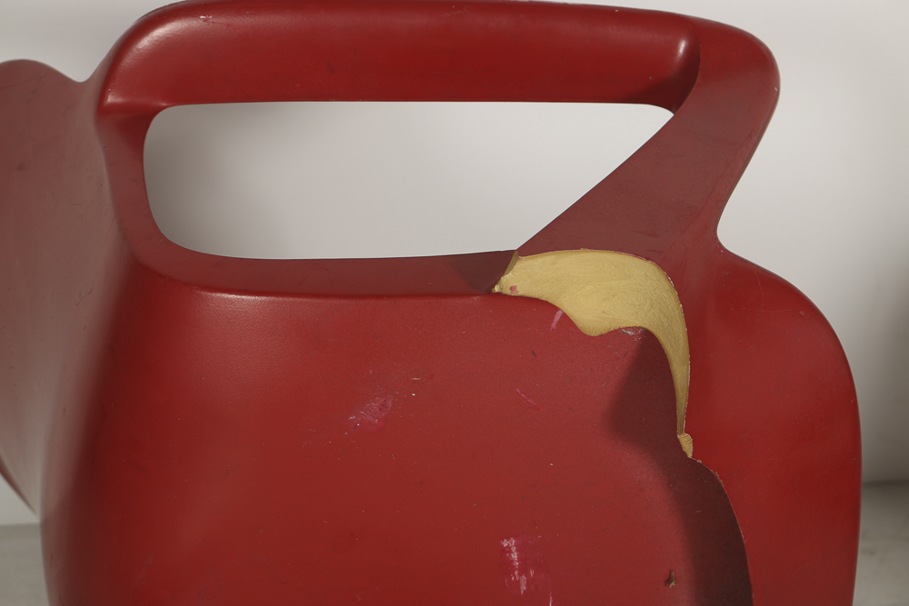 Mid Century Modern Molded Plastic Chairs in Red