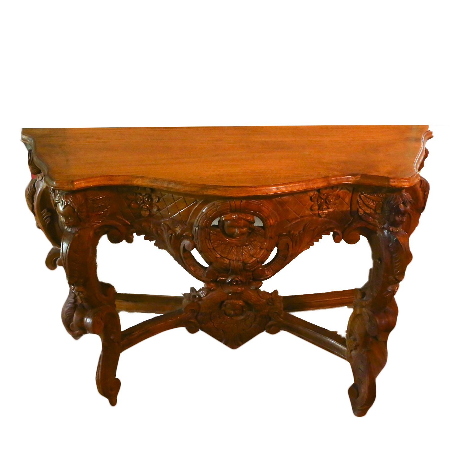 Louis XIV Style Carved Console Table