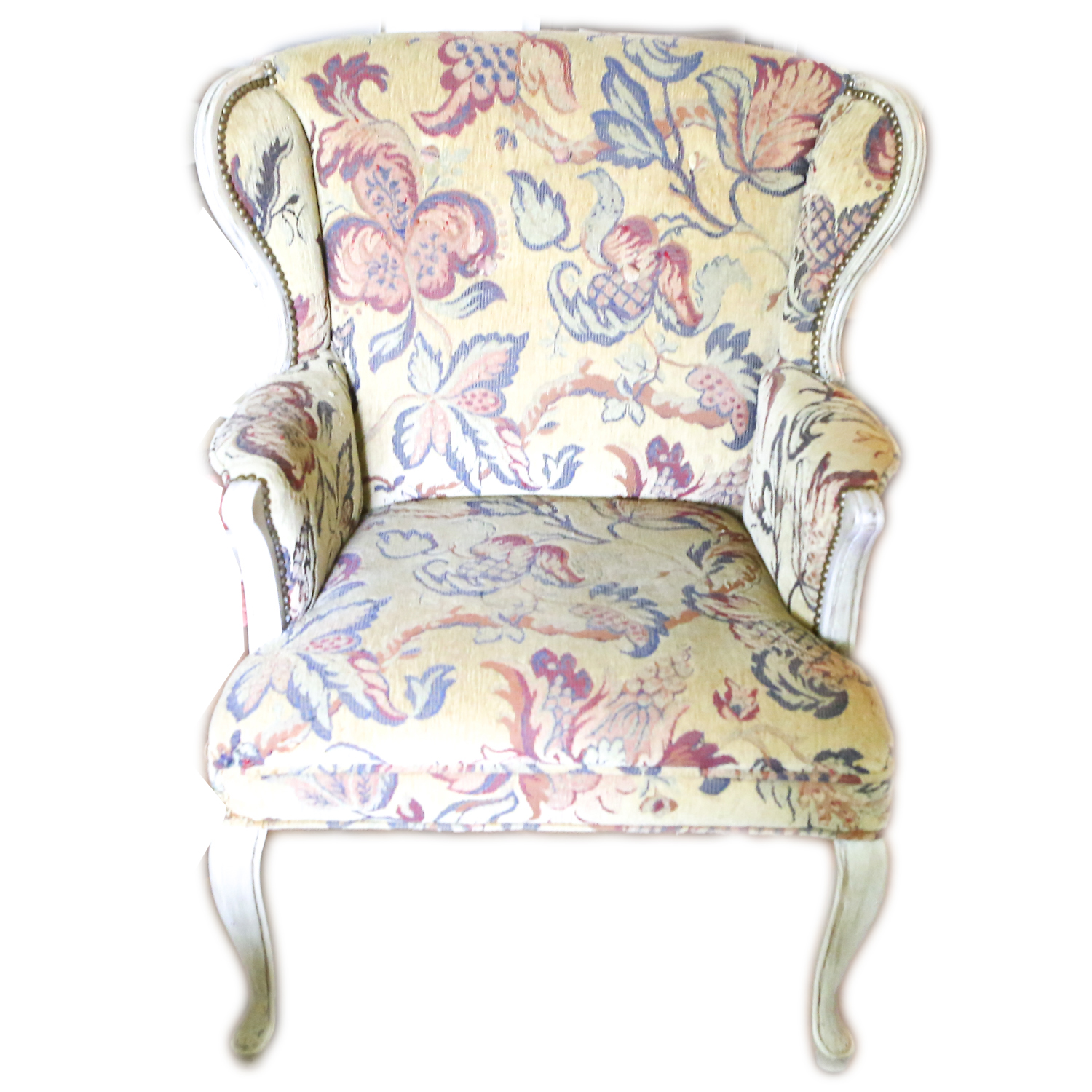 Upholstered Wingback Chair