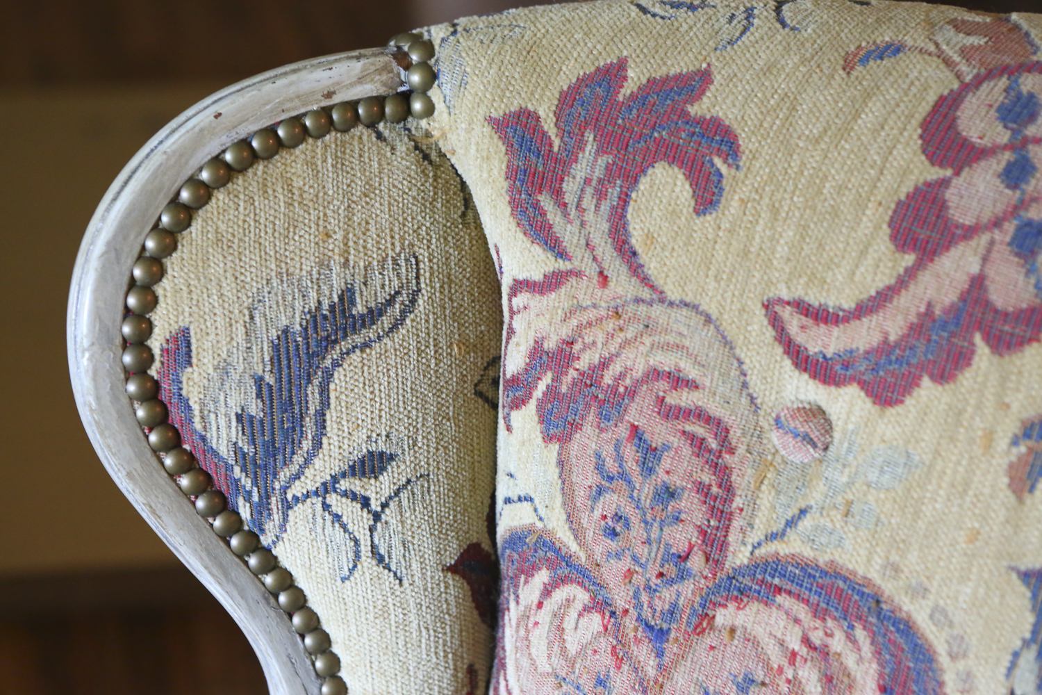 Upholstered Wingback Chair