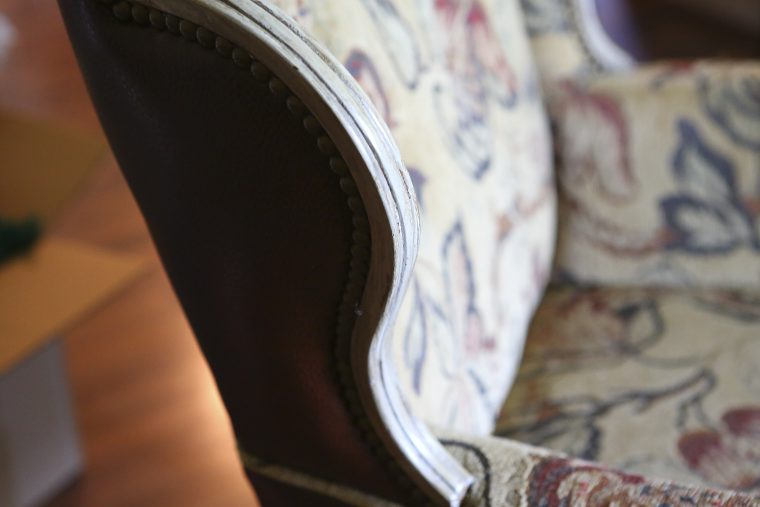 Upholstered Wingback Chair