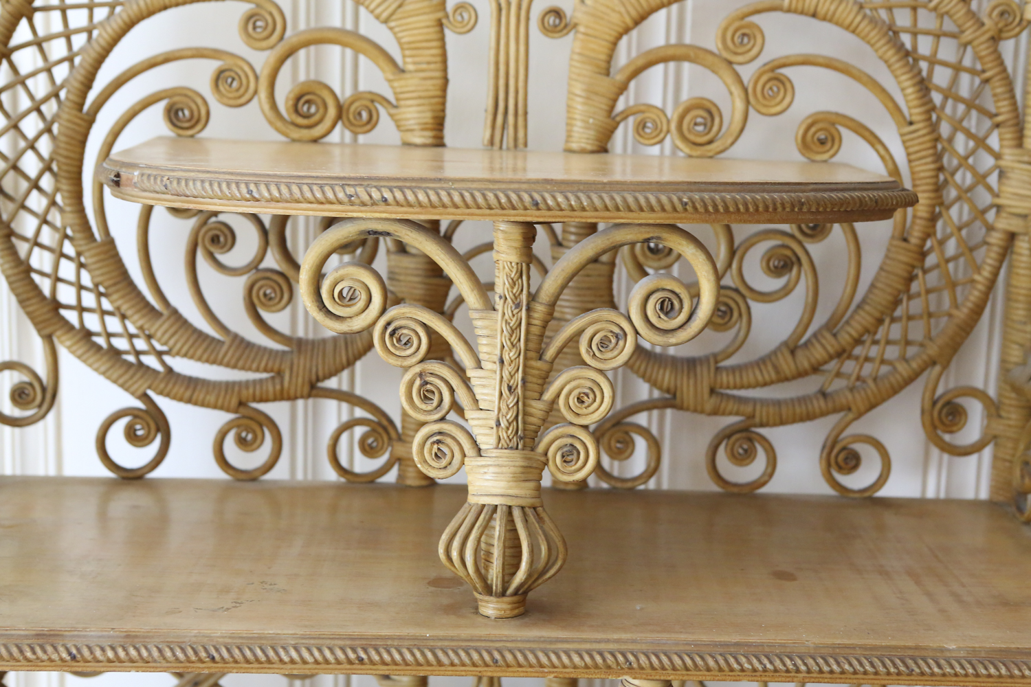 Victorian Wicker Etagere