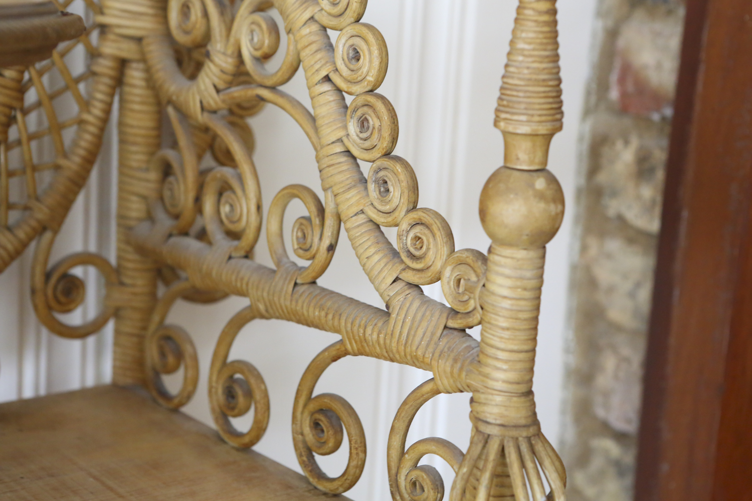 Victorian Wicker Etagere