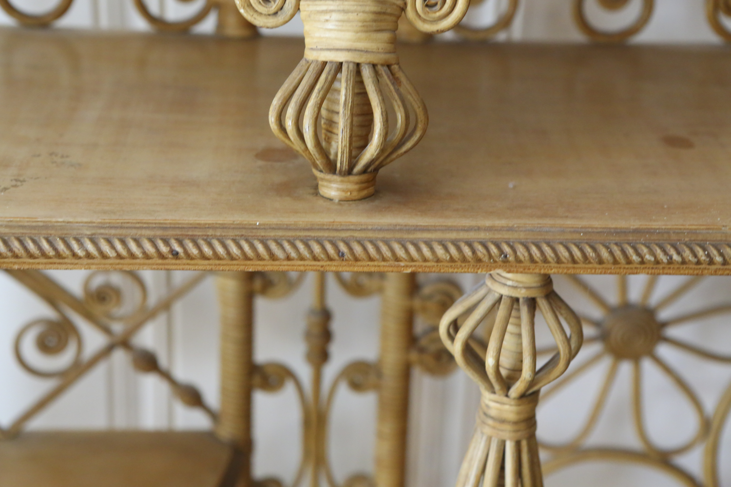 Victorian Wicker Etagere