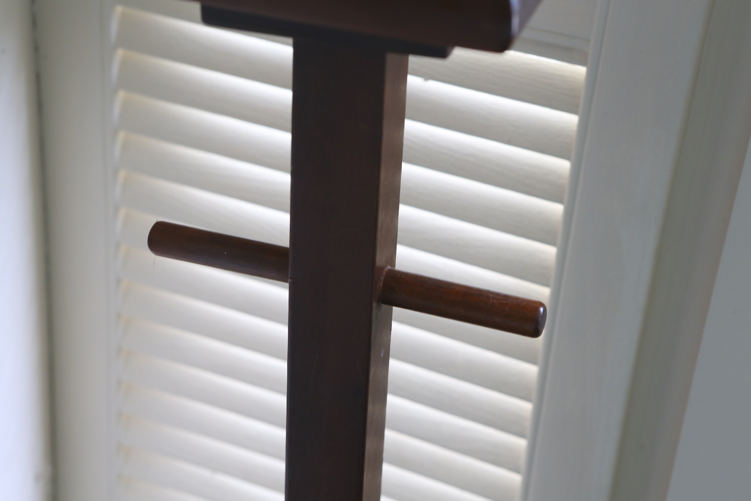 Vintage Wooden Lantern Floor Lamp